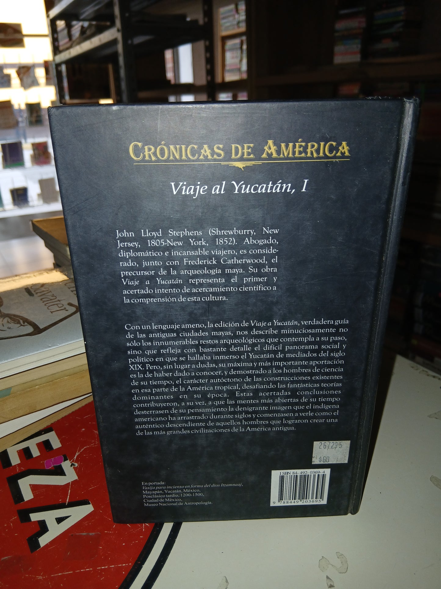 VIAJE A YUCATÁN, I POR JOHN LLOYD STEPHENS USADO NOVELA LITERARIO 207