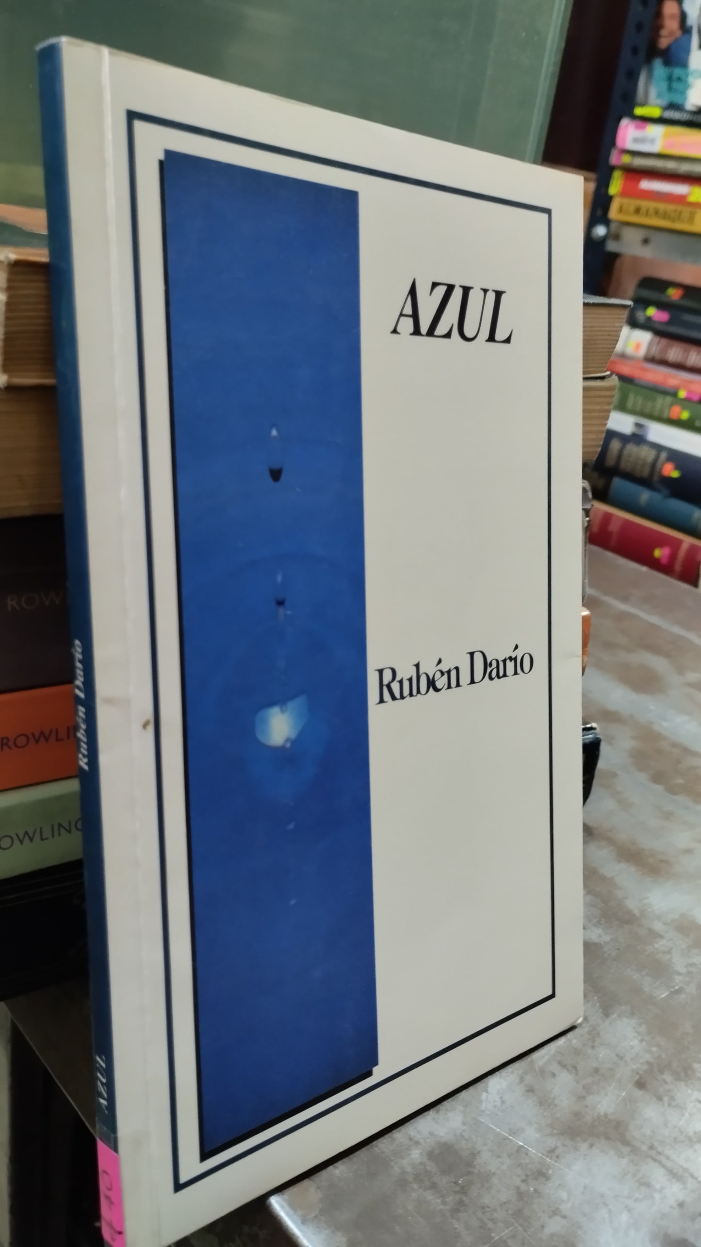 AZUL POR RUBEN DARIO LIBRO USADO NOVELAS ALDAMA