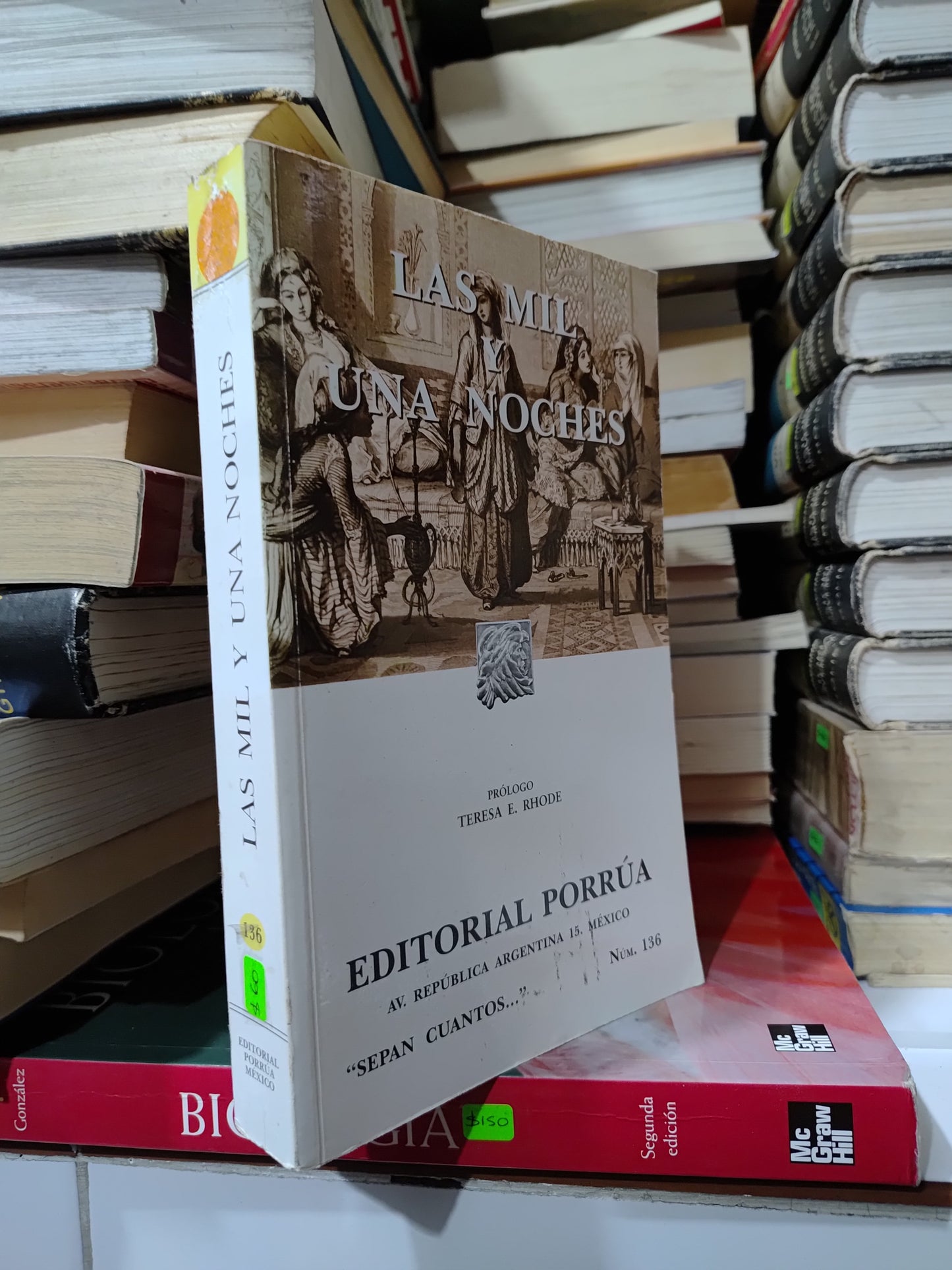 LAS MIL Y UNA NOCHES POR TERESA E. RHODE USADO NOVELAS JUAREZ 507