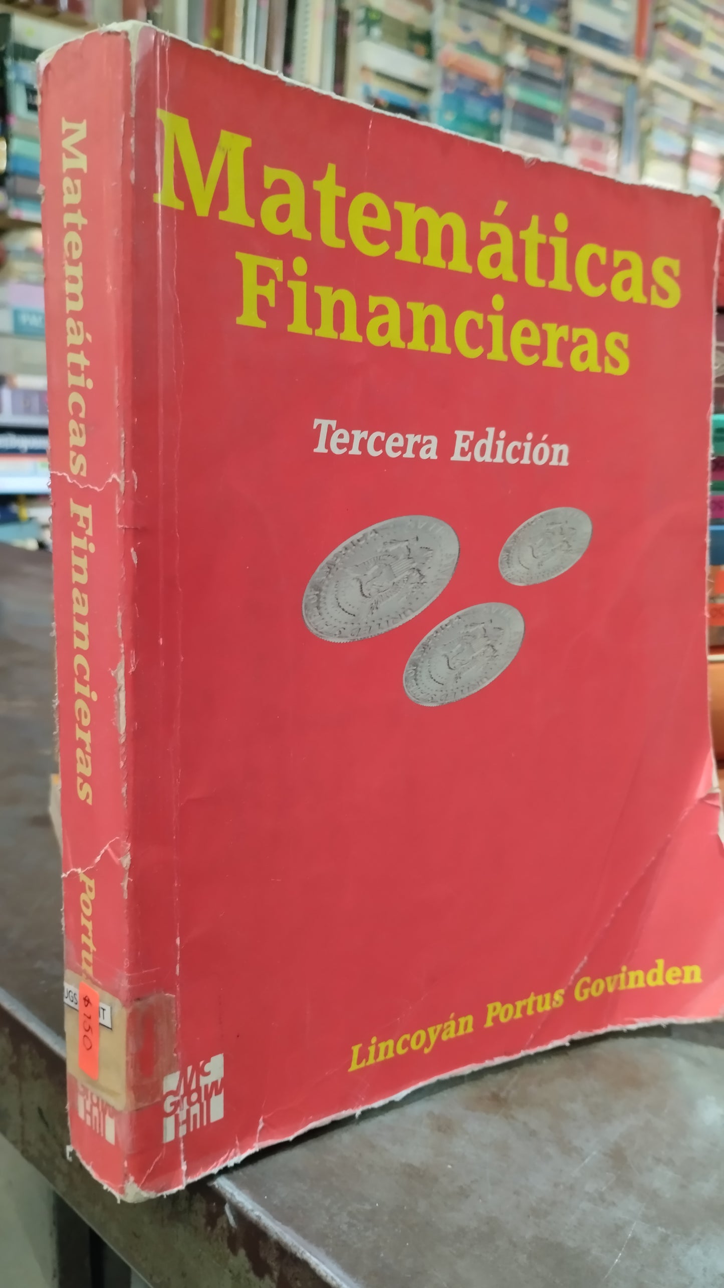 MATEMATICAS FINANCIERAS POR LINCOYAN PORTUS GOVINDEN LIBRO USADO ADMINISTRACION ALDAMA