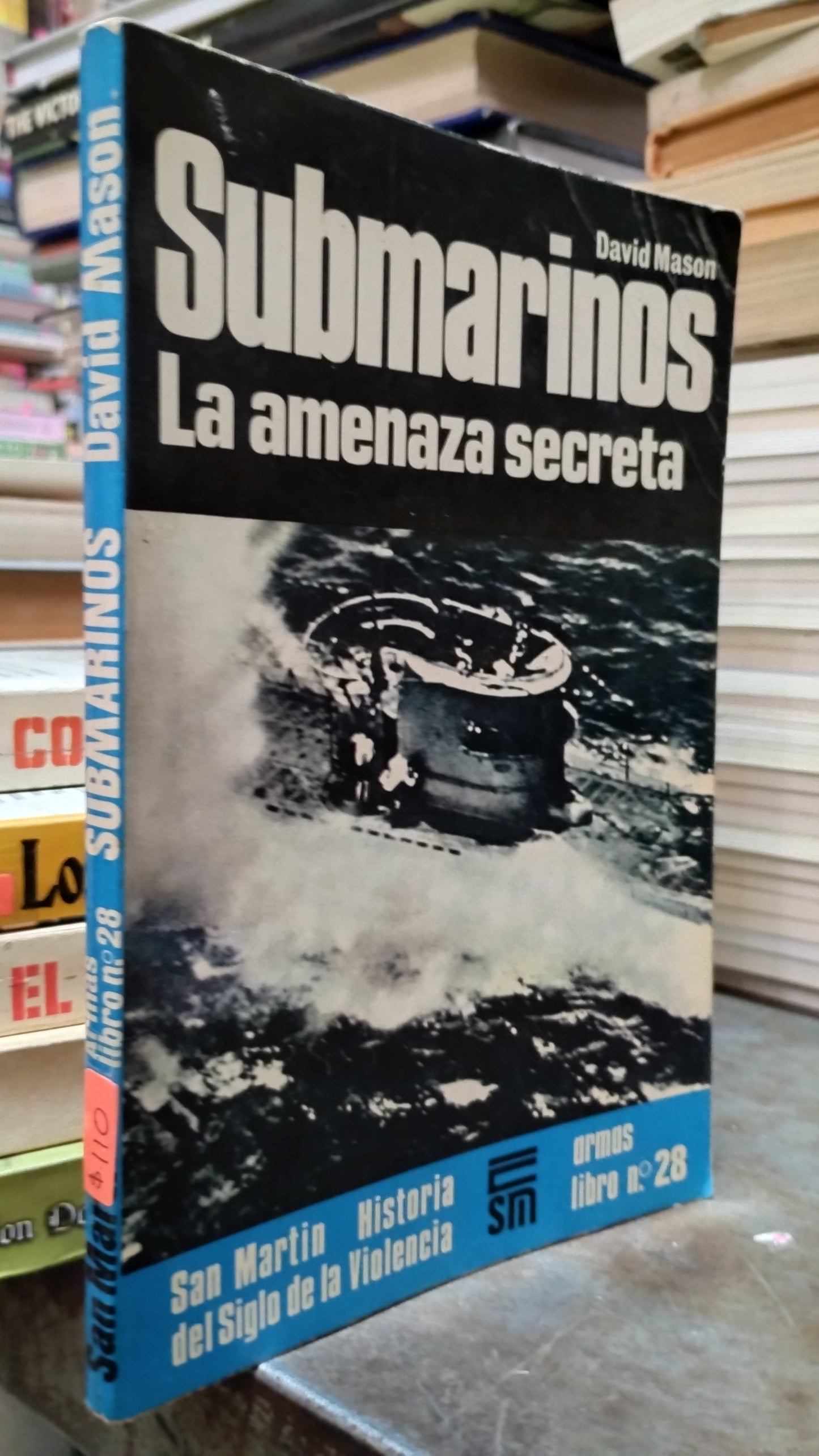 SUBMARINOS POR DAVID MASON LIBRO USADO HISTORIA ALDAMA