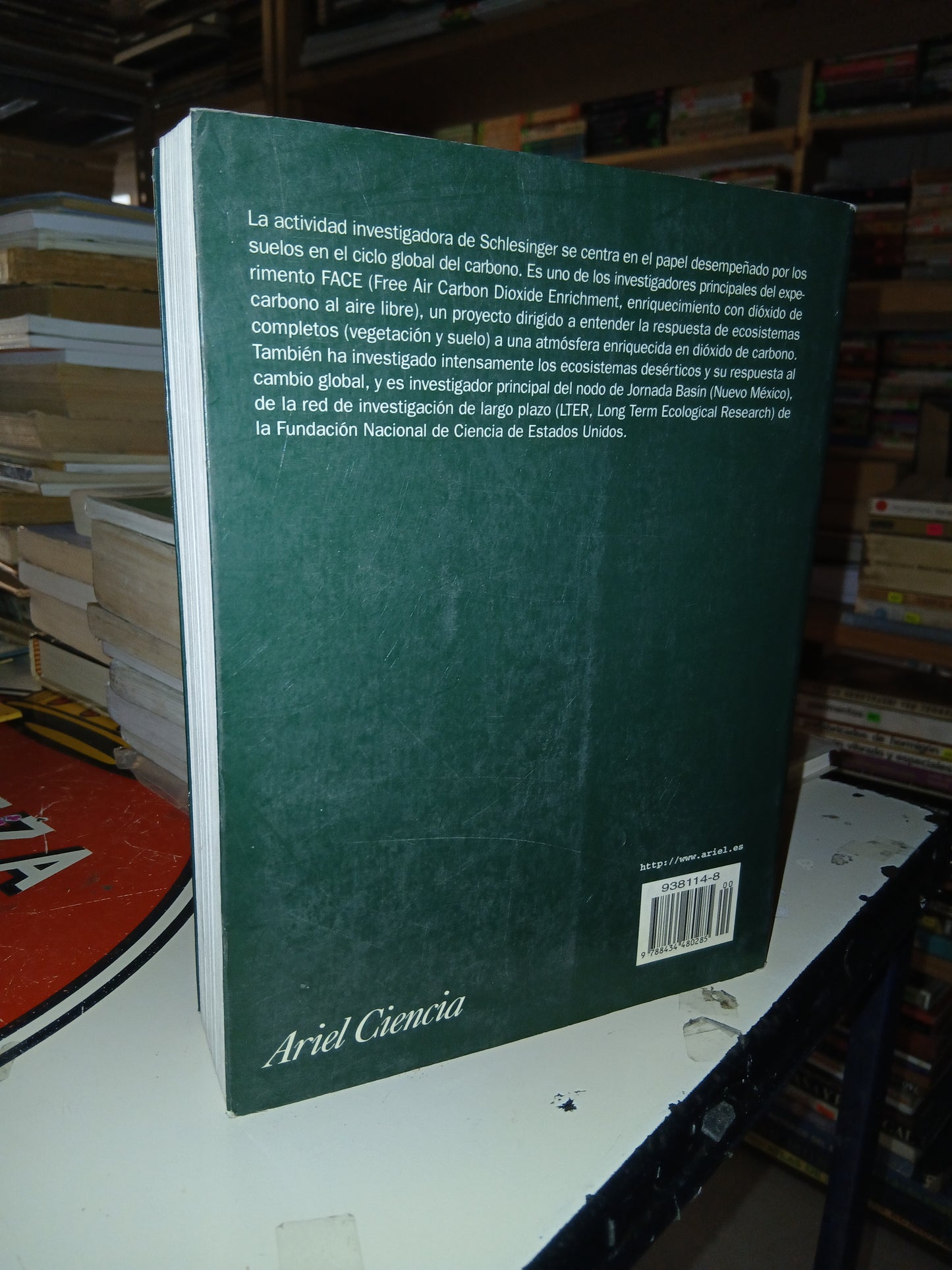 BIOGEOQUÍMICA POR WILLIAM H. SCHLESINGER USADO QUÍMICA LITERARIO 207