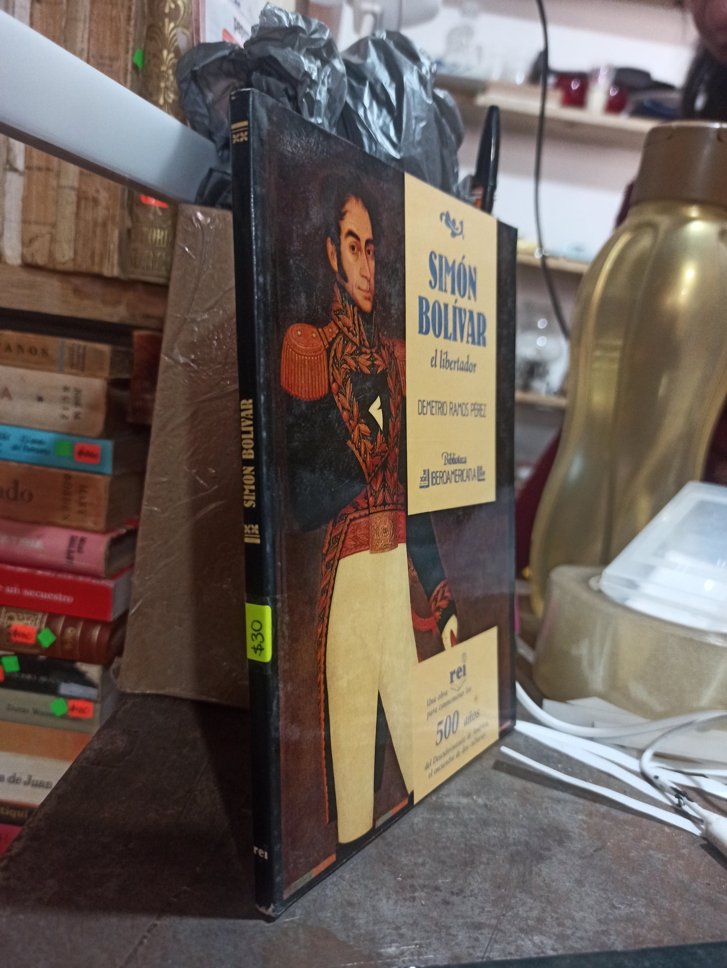 SIMON BOLIVAR POR DEMETRIO RAMOS PEREZ USADO HISTORIA ALDAMA