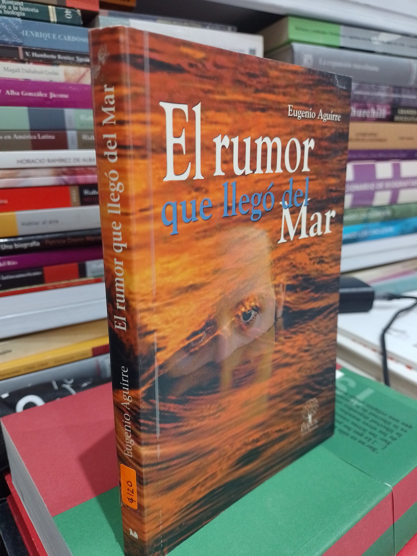 EL RUMOR QUE LLEGO DEL MAR POR EUGENIO AGUIRRE USADO NOVELA JUAREZ 515