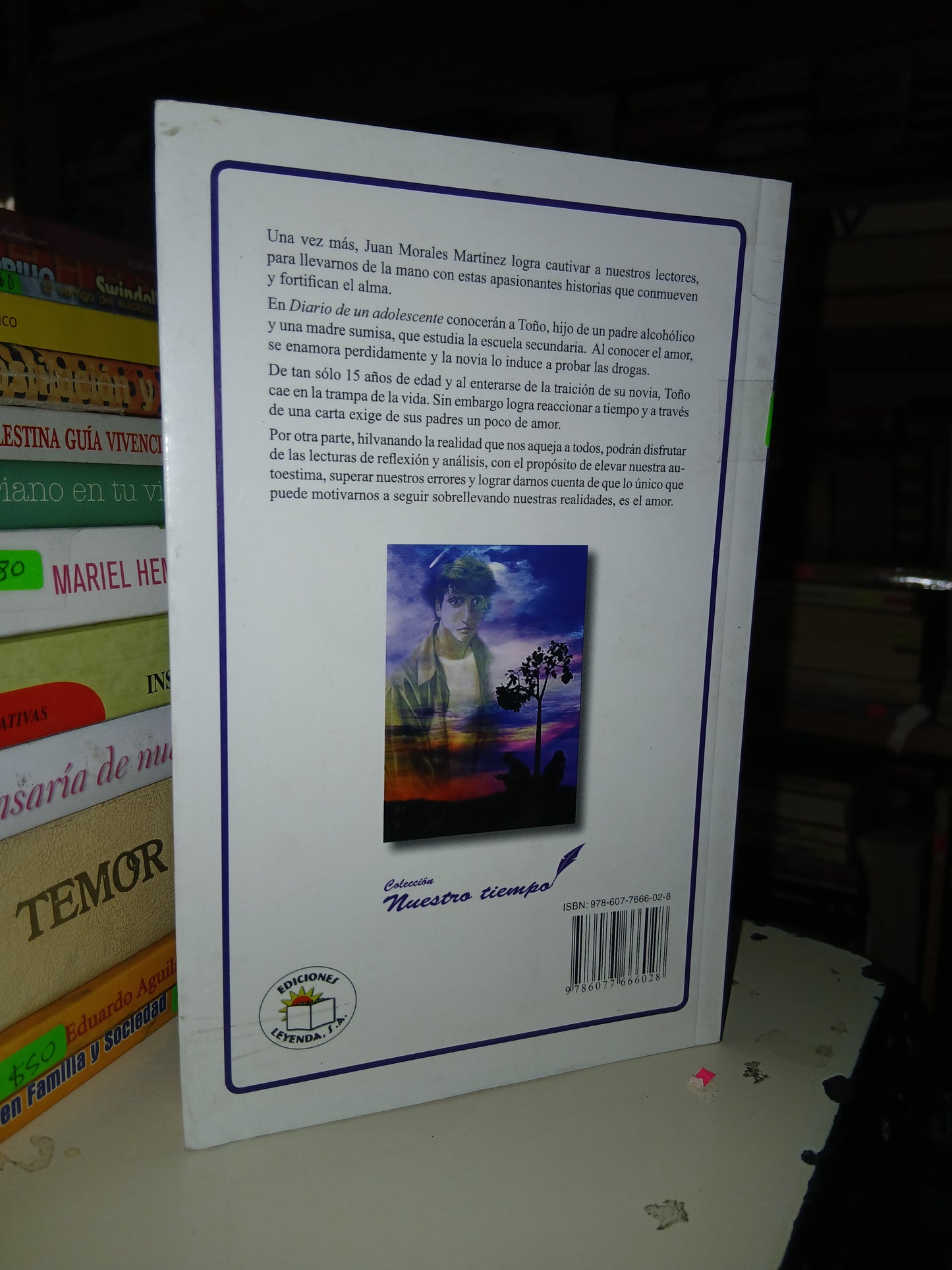 DIARIO DE UN ADOLESCENTE POR JUAN MORALES MARTÍNEZ USADO SUPERACIÓN PERSONAL LITERARIO 207