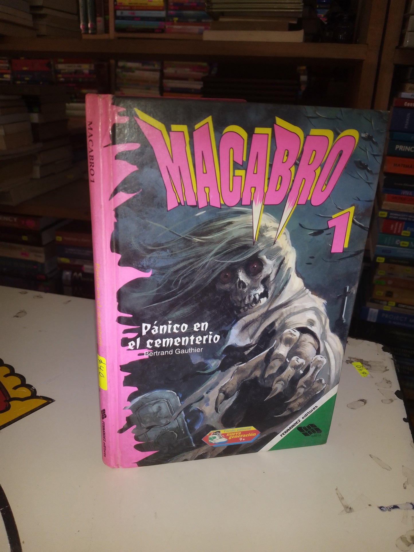 MACABRO 1 PÁNICO EN EL CEMENTERIO POR BERTRAND GAUTHIER USADO INFANTIL LITERARIO 207
