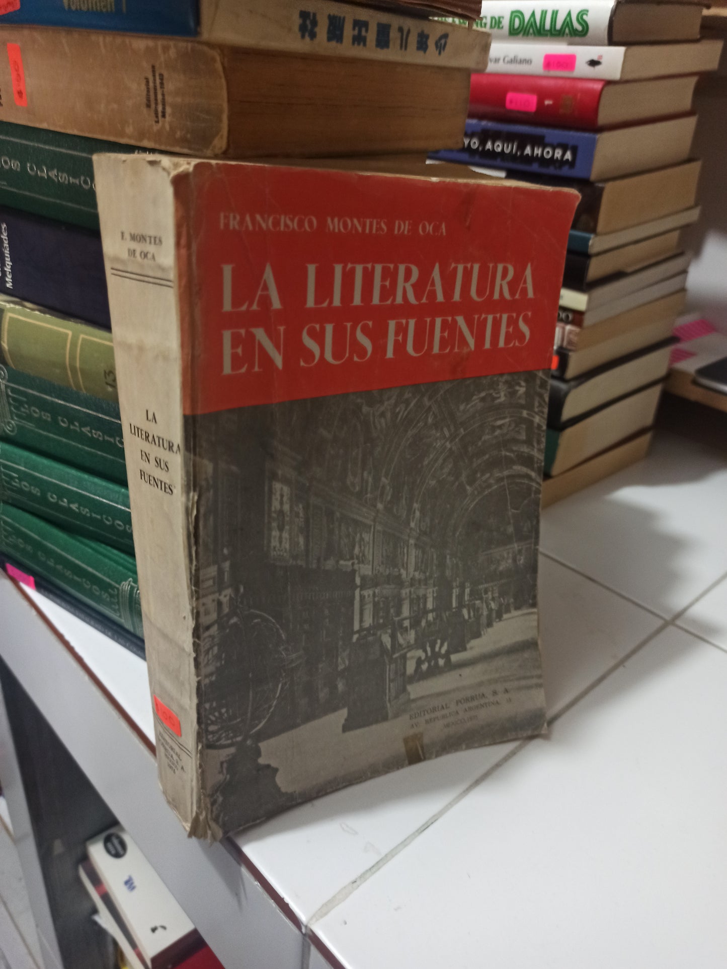 LA LITERATURA EN SUS FUENTES POR FRANCISCO MONTES DE OCA USADO NOVELAS JUÁREZ