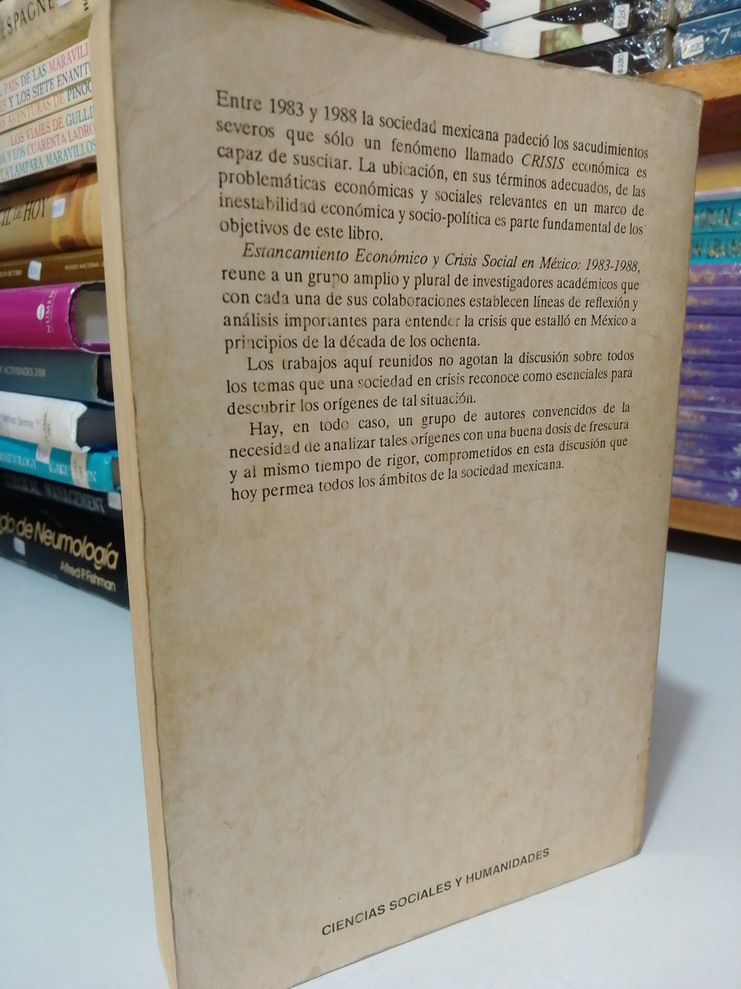 ESTANCAMIENTO ECONOMICO Y CRISIS SOCIAL EN MEXICO POR JESUS LECHUGA Y FERNANDO CHAVEZ USADO HISTORIA JUÁREZ