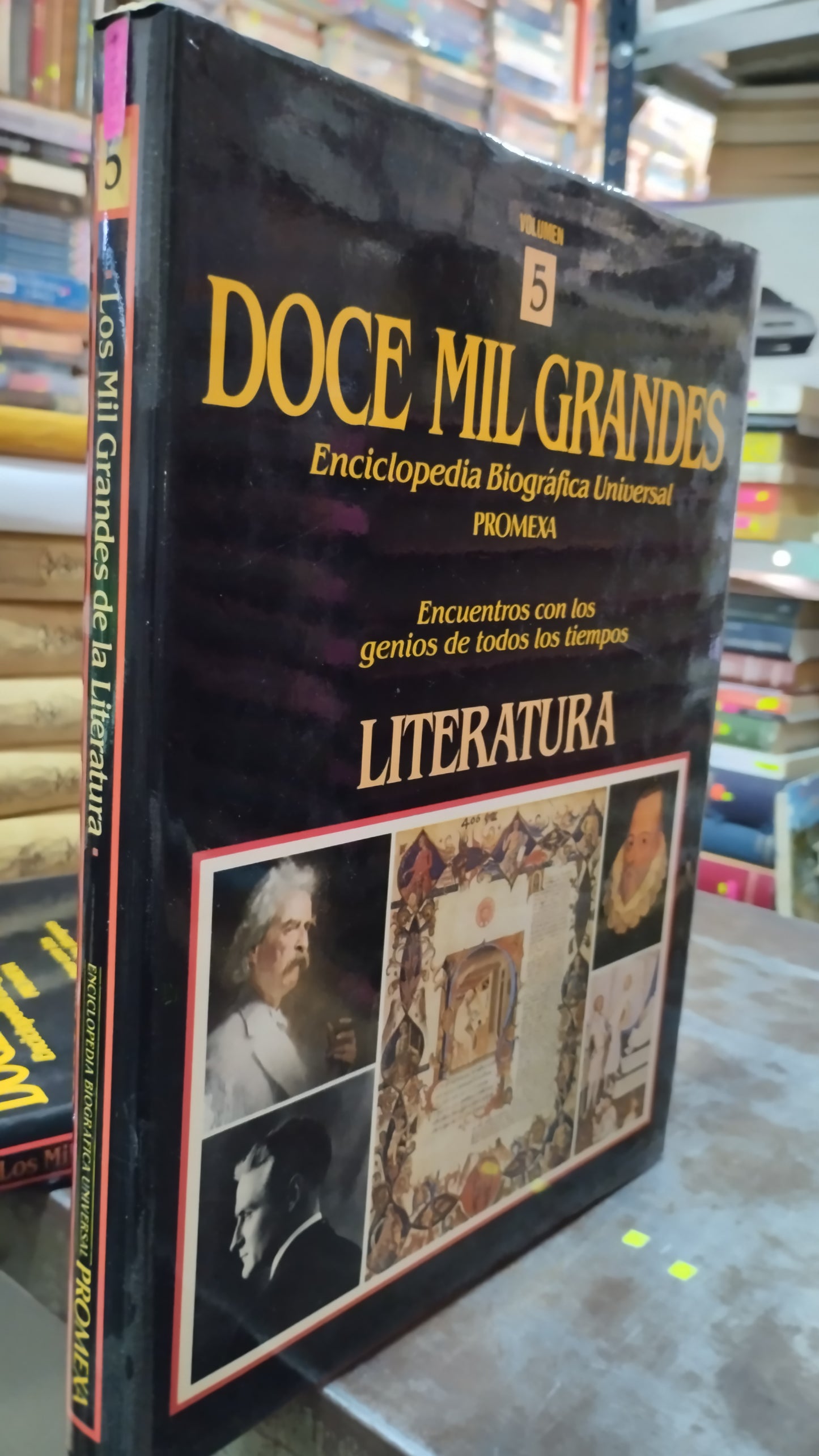 LOS MIL GRANDES DE LA LITERATURA 5 LIBRO USADO HISTORIA ALDAMA
