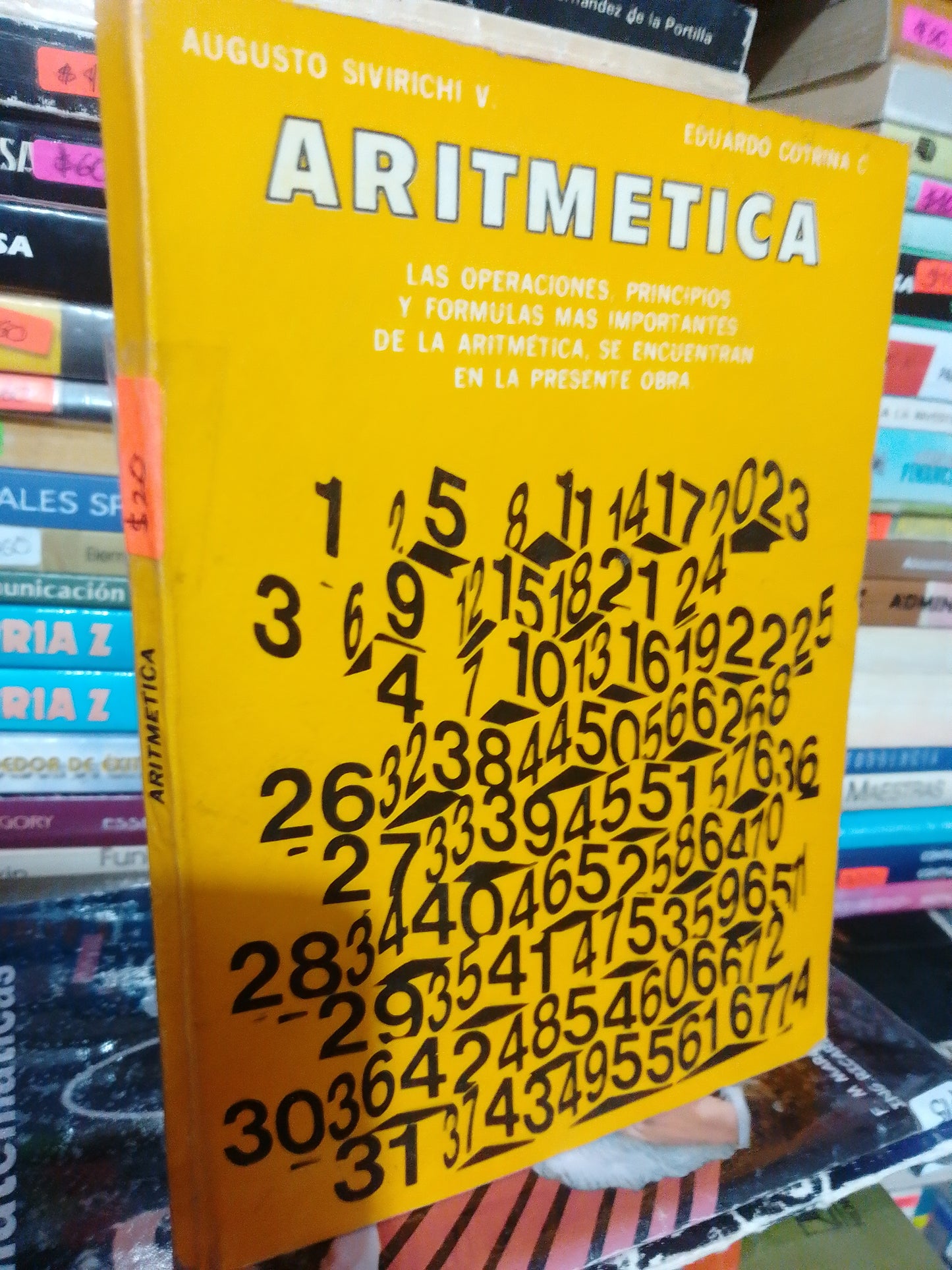 ARITMETICA POR AUGUSTO SIVIRICHI USADO MATEMATICAS JUAREZ