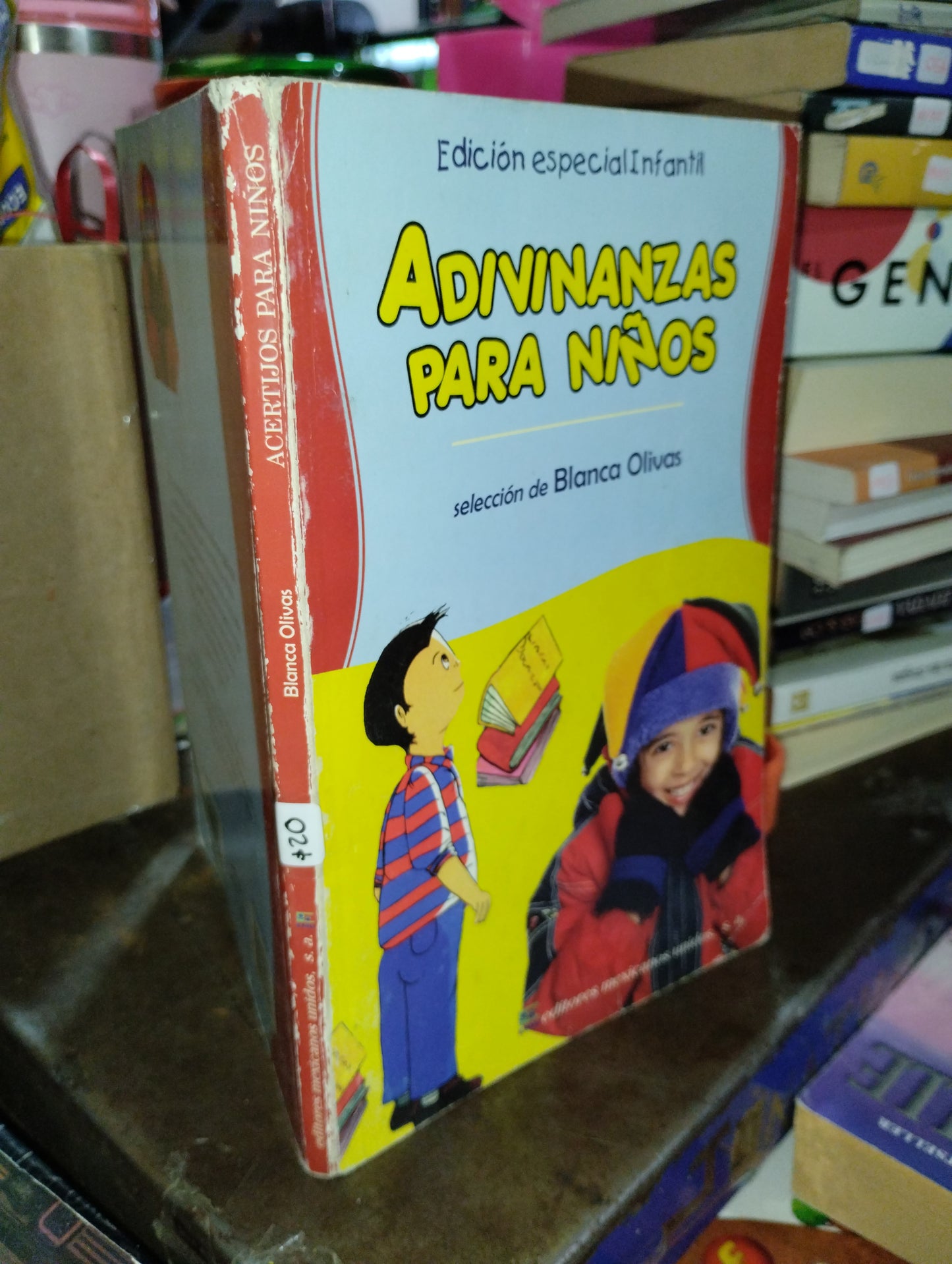 ADIVINANZAS PARA LOS NIÑOS POR BLANCA OLIVAS USADO INFANTIL ALDAMA