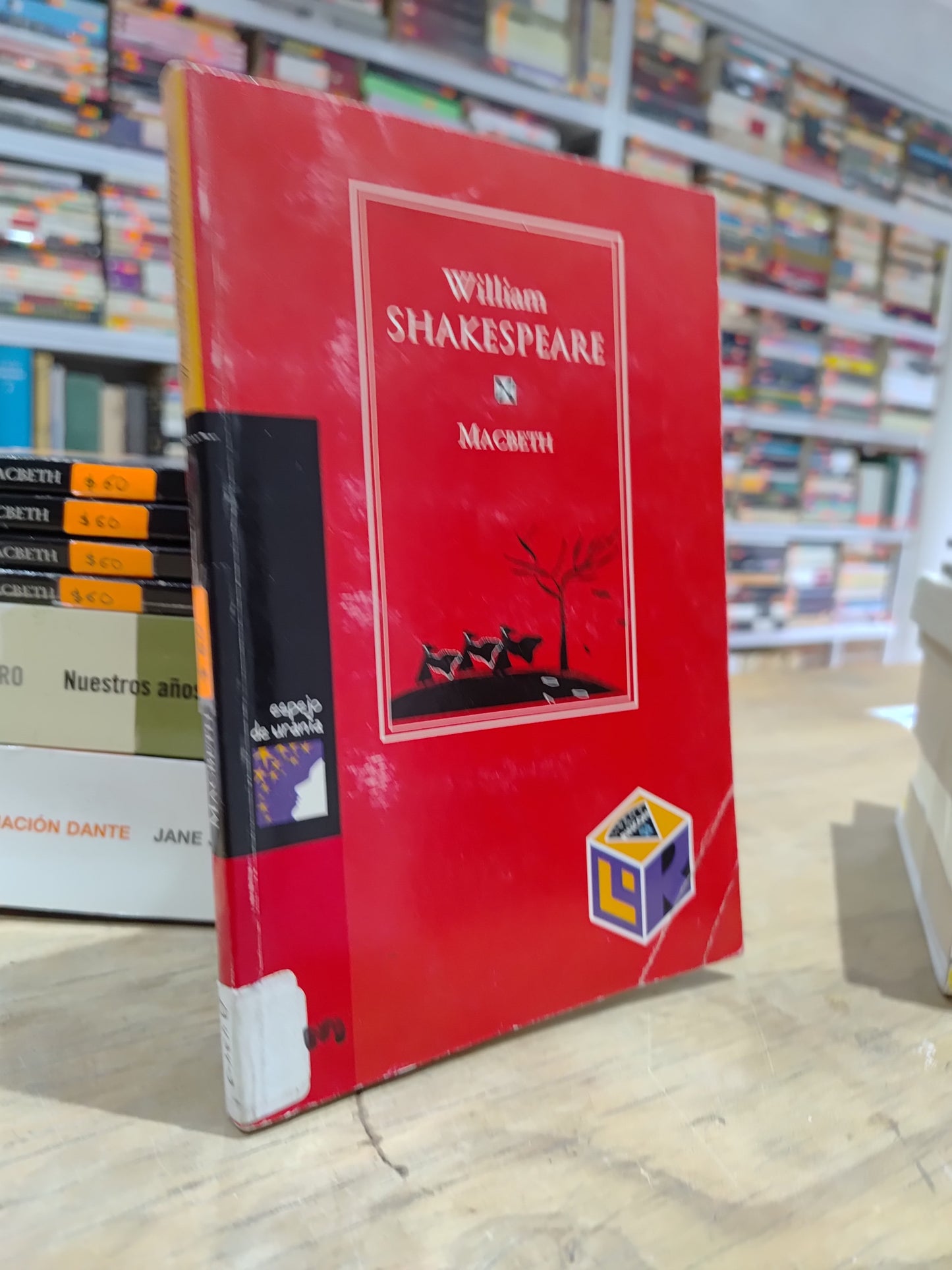 MACBETH POR WILLIAM SHAKESPEARE USADO NOVELAS JUAREZ 515
