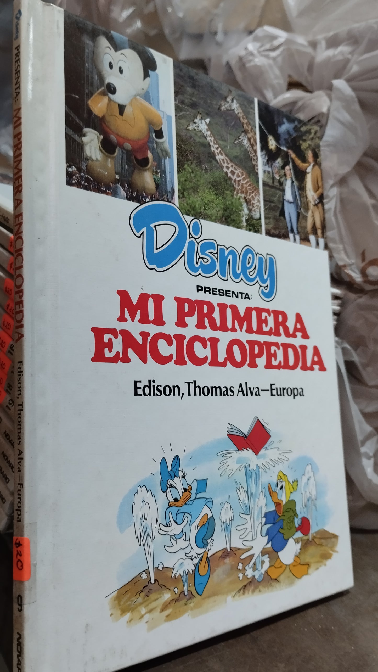 MI PRIMERA ENCICLOPEDIA EDISON THOMAS ALVA EUROPA LIBRO USADO INFANTIL ALDAMA