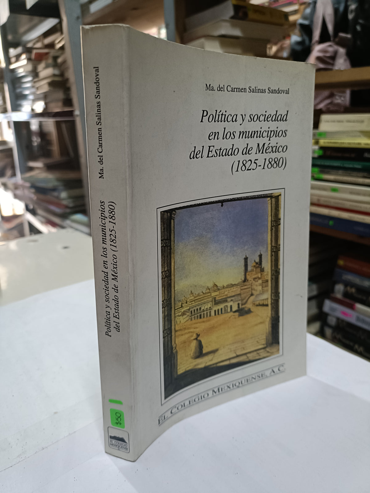 POLITICA Y SOCIEDAD EN LOS MUNICIPIOS DEL ESTADO DE MEXICO 1825 1880 POR MA. DEL CARMEN SALINAS SANDOVAL USADO POLITICA LITERARIO 207