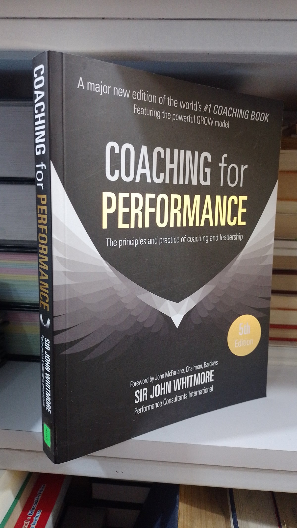 COACHING FOR PERFORMANCE POR JOHN WHITMORE USADO IDIOMAS JUAREZ 507