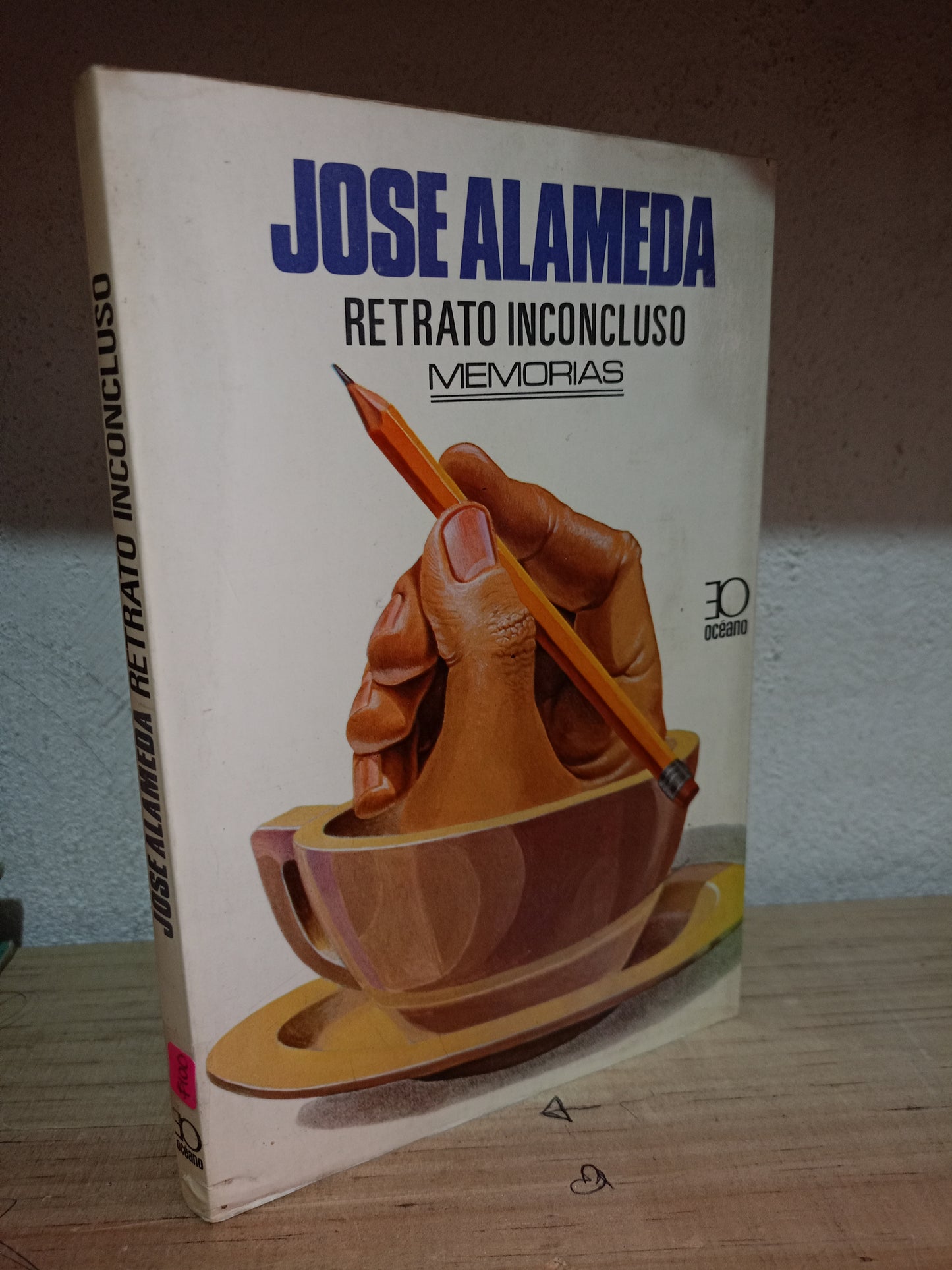 RETRATO INCONCLUSO POR JOSE ALAMEDA USADO NOVELA LITERARIO 305