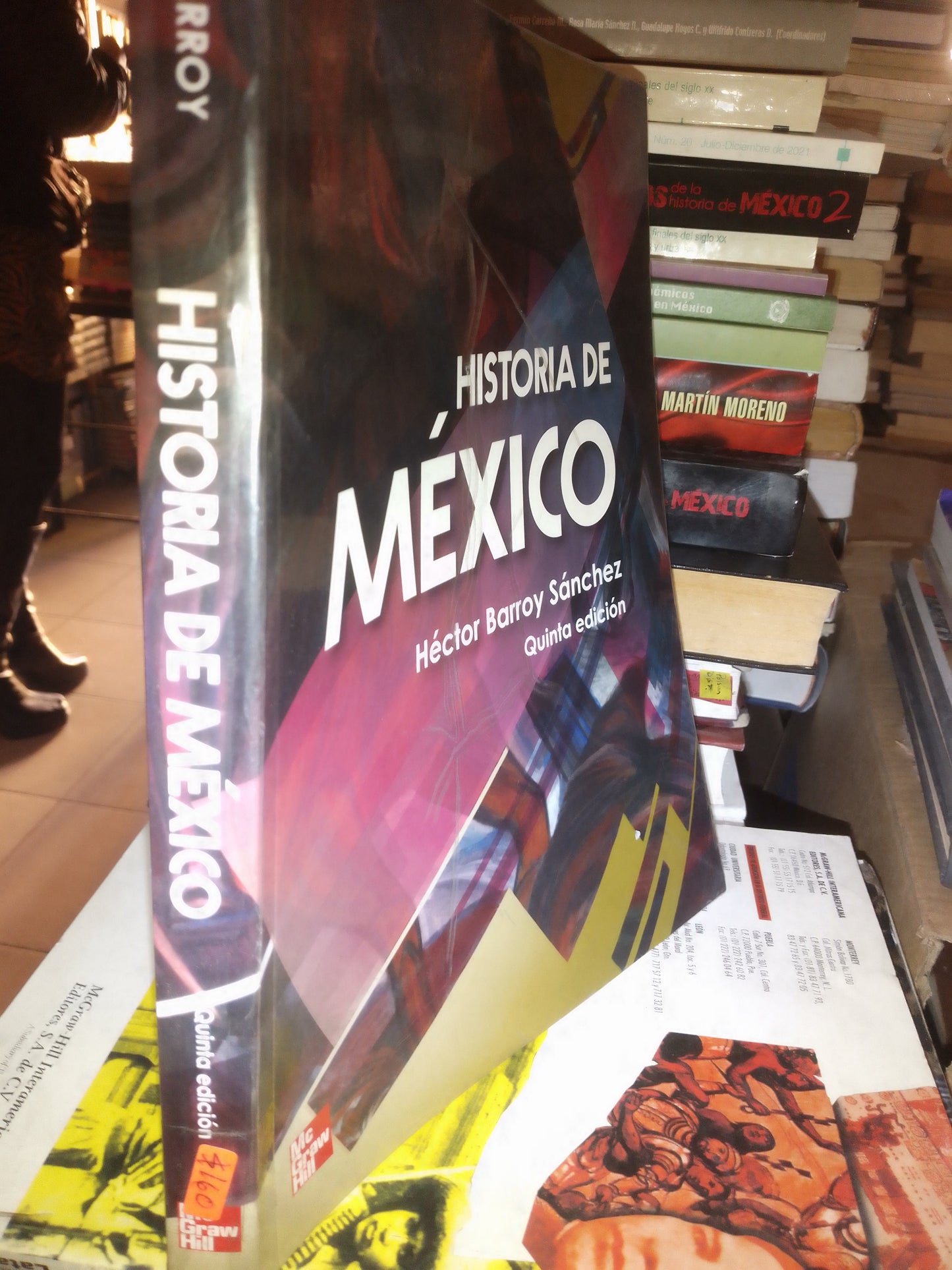 HISTORIA DE MÉXICO QUINTA EDICION POR HECTOR BARROY SANCHEZ USADO HISTORIA LITERARIO 207