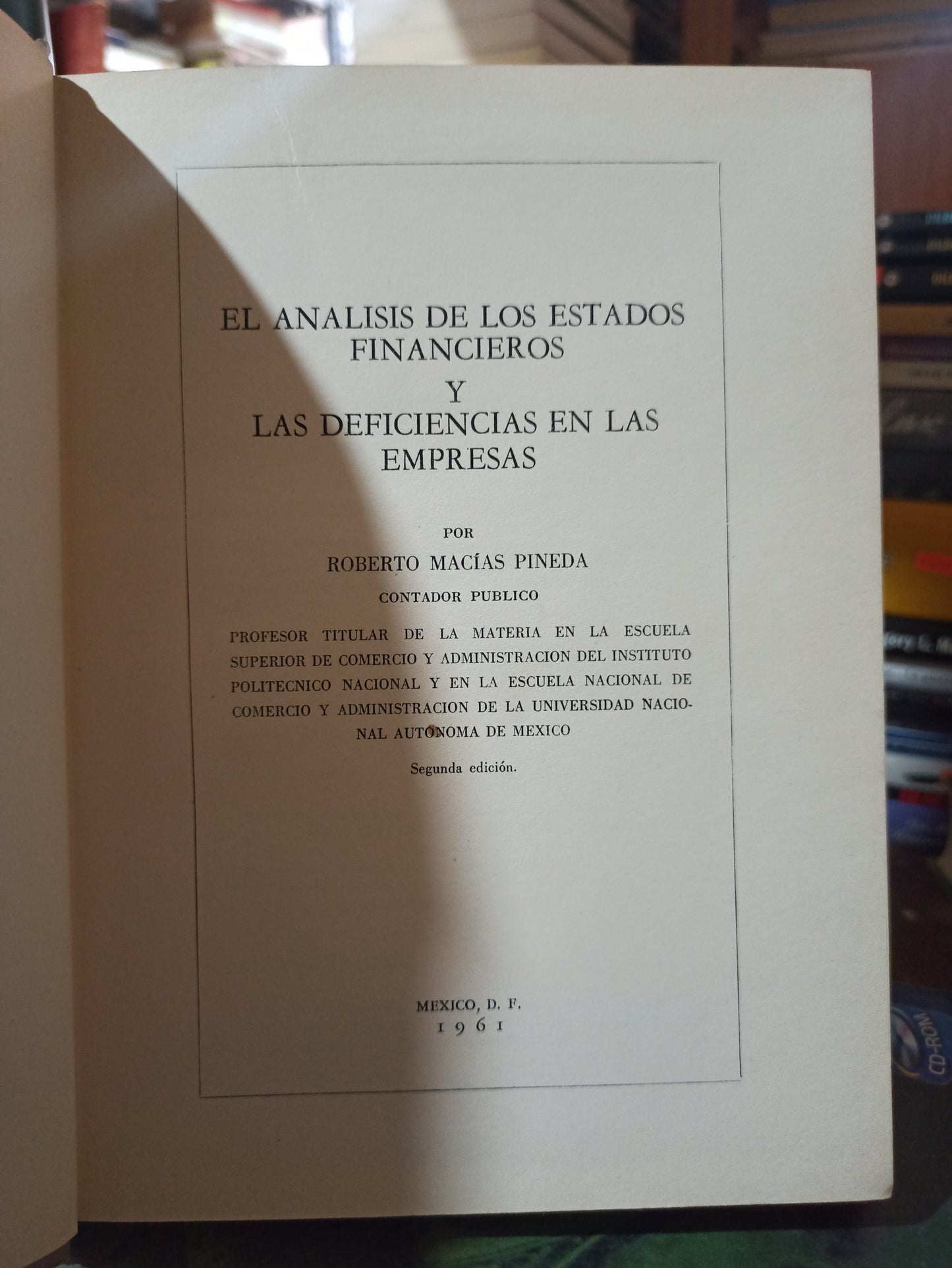 EL ANALISIS EE LOS ESTADOS FINANCIEROS Y LAS DEFICIENCIAS EN LAS EMPRESAS POR ROBERTO MACIAS PINEDA USADO ADMINISTRACIÓN ALDAMA