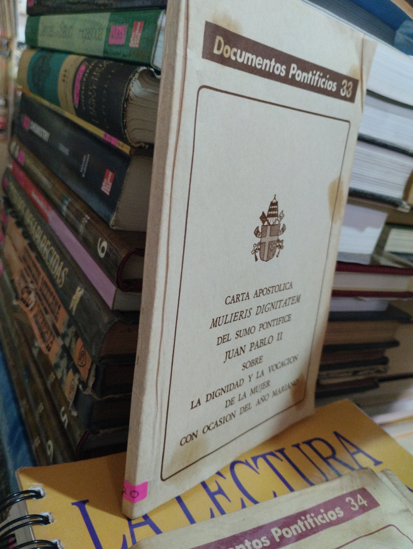 CARTA APOSTOLICA DEL SUMO PONTIFICE JUAN PABLO II USADO RELIGION ALDAMA