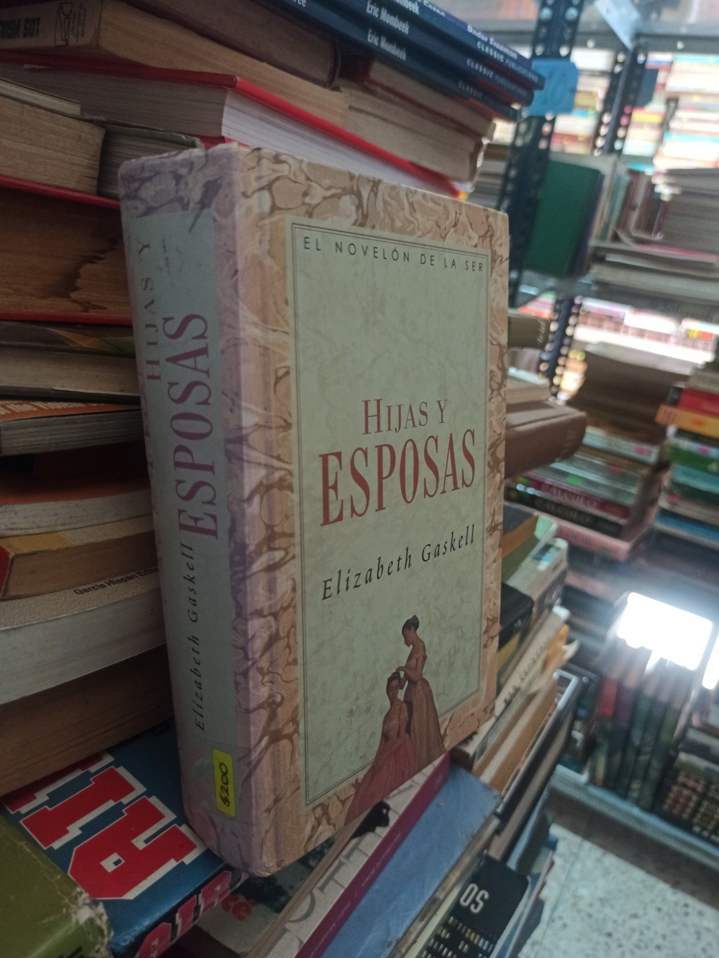 HIJAS Y ESPOSAS POR ELIZABETH GASKELL USADO NOVELAS ALDAMA