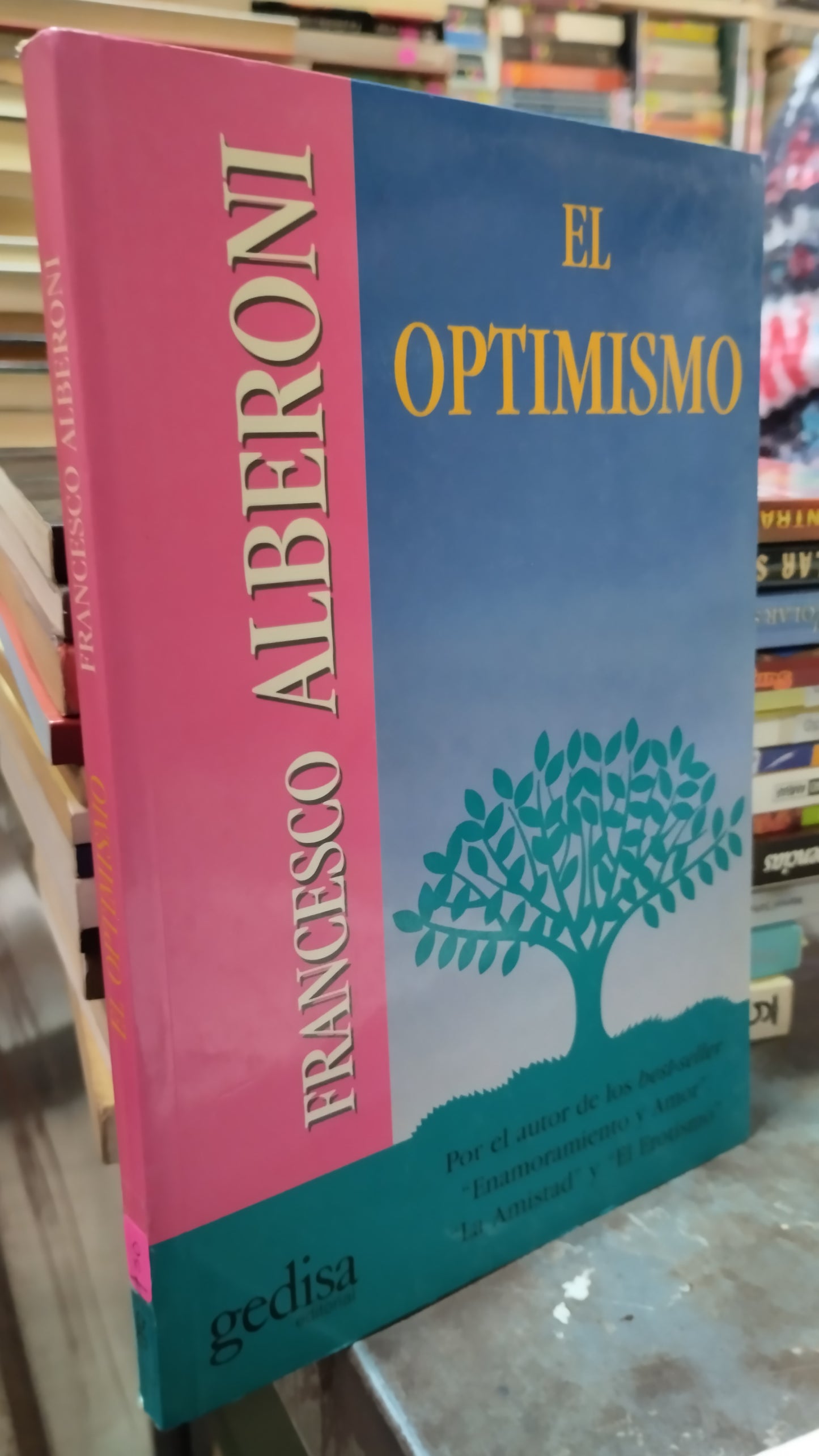 EL OPTIMISMO POR FRANCESCO ALBERON LIBRO USADO SUPERACION PERSONAL ALDAMA