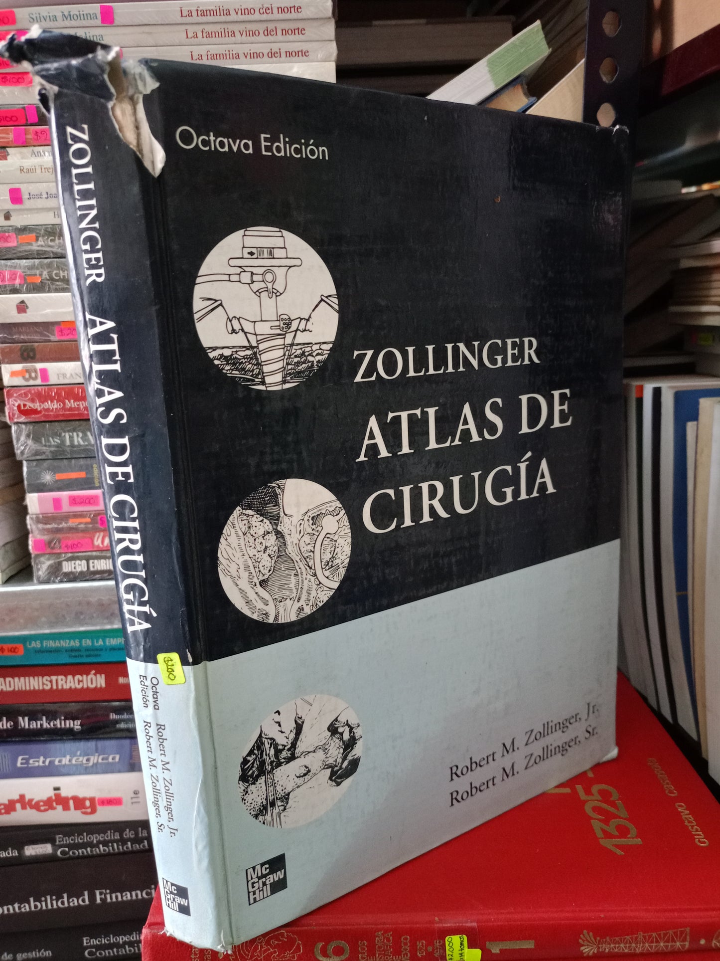 ZOLLINGER ATLAS DE CIRUGIA POR ROBERT M. ZOLLINGER USADO SALUD LITERARIO 305