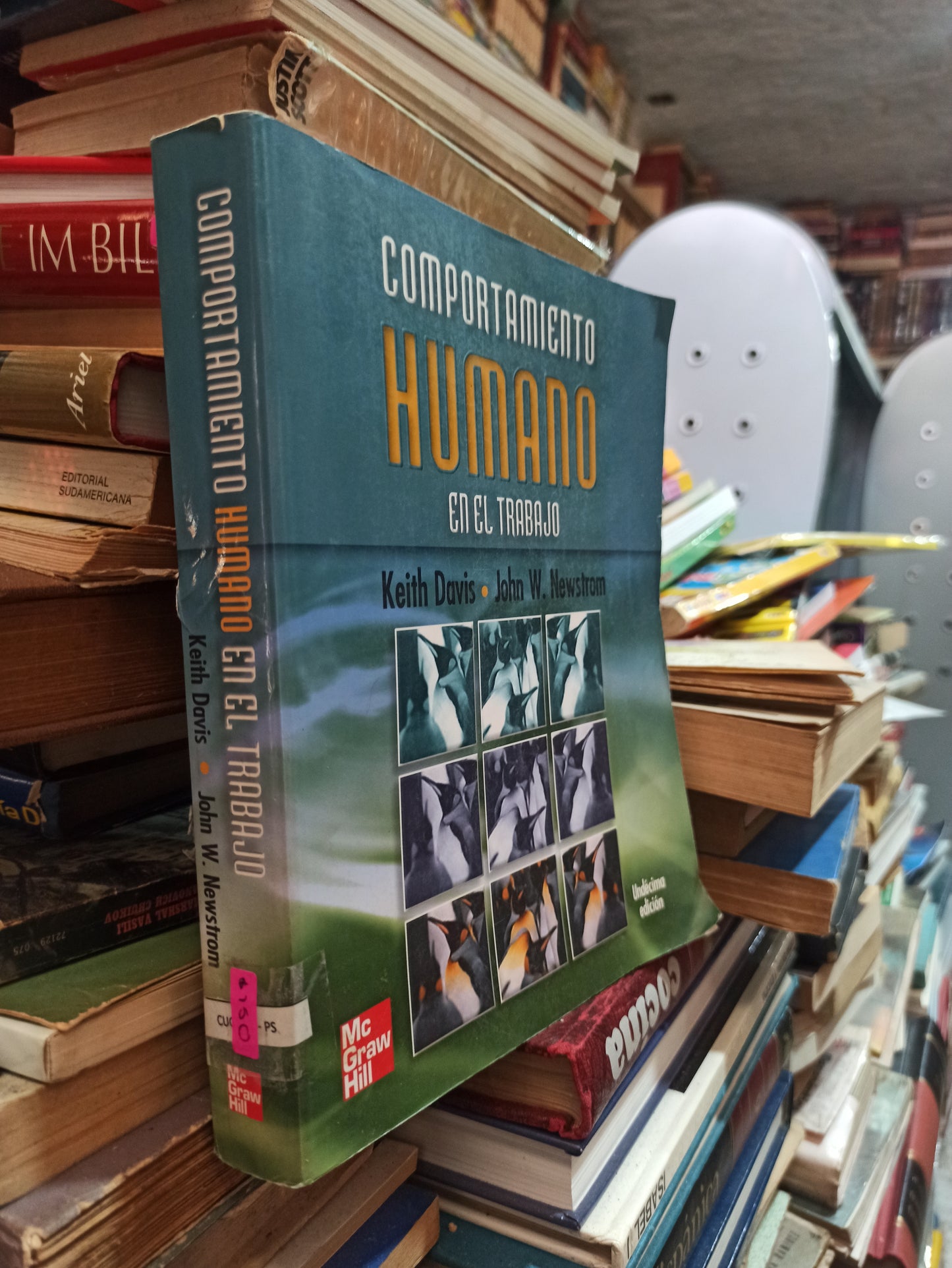 COMPORTAMIENTO HUMANO EN EL TRABAJO POR KEITH DAVIS USADO PSICOLOGÍA ALDAMA