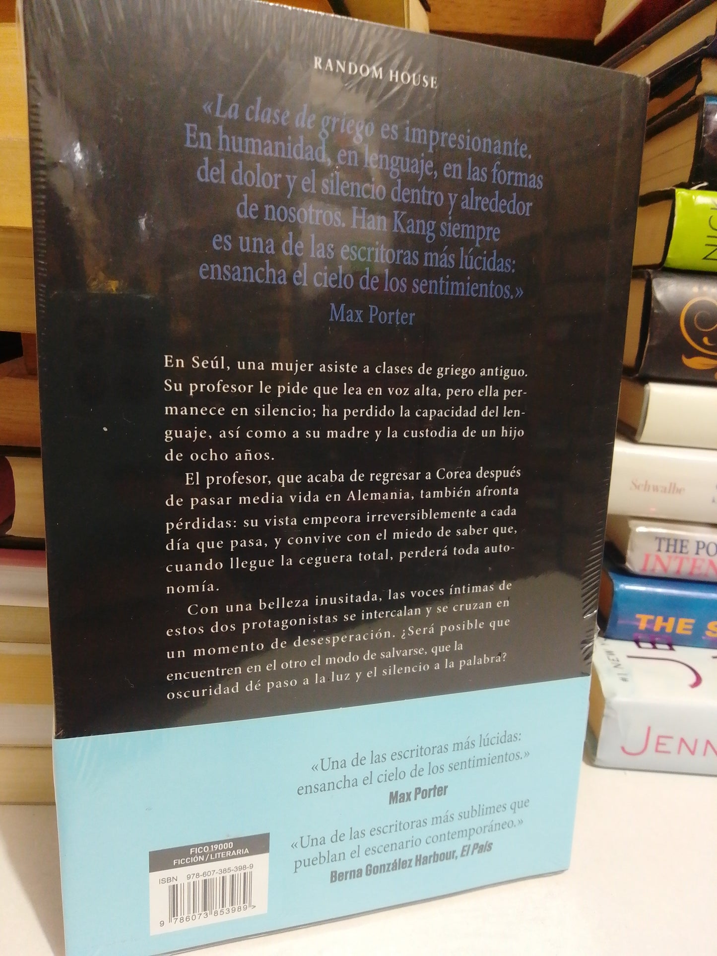 LA CLASE DE GRIEGO POR HAN KANG NUEVO JUÁREZ