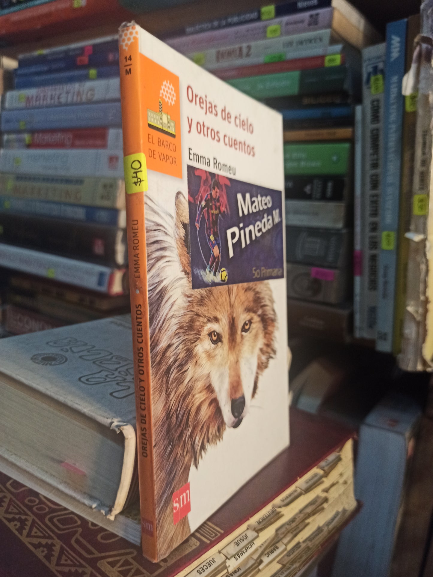 OREJAS DE CIELO Y OTROS CUENTOS POR EMMA ROMEU USADO INFANTIL LITERARIO 207