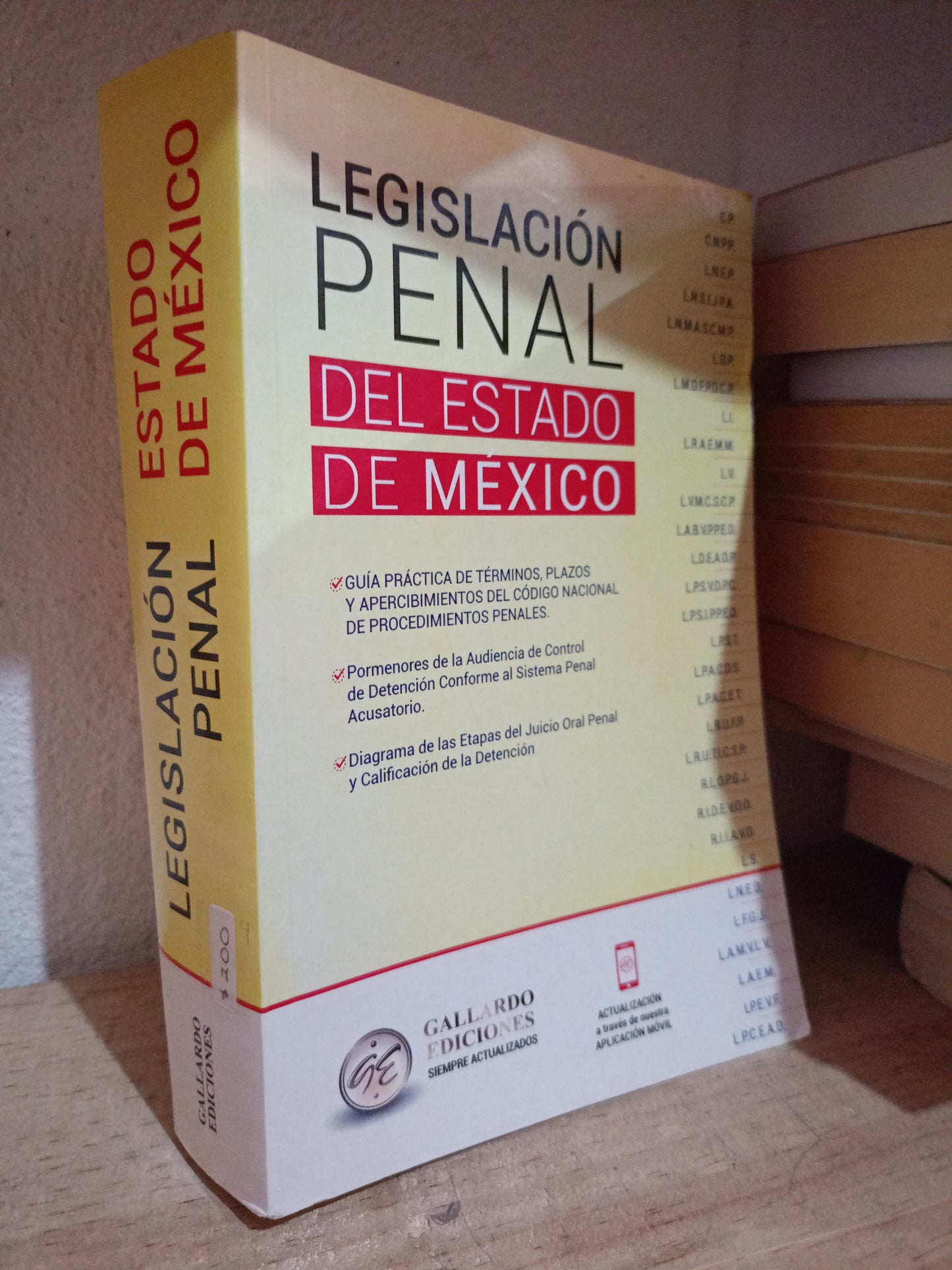 LEGISLACION PENAL DEL ESTADO DE MEXICO USADO DERECHO LITERARIO 305