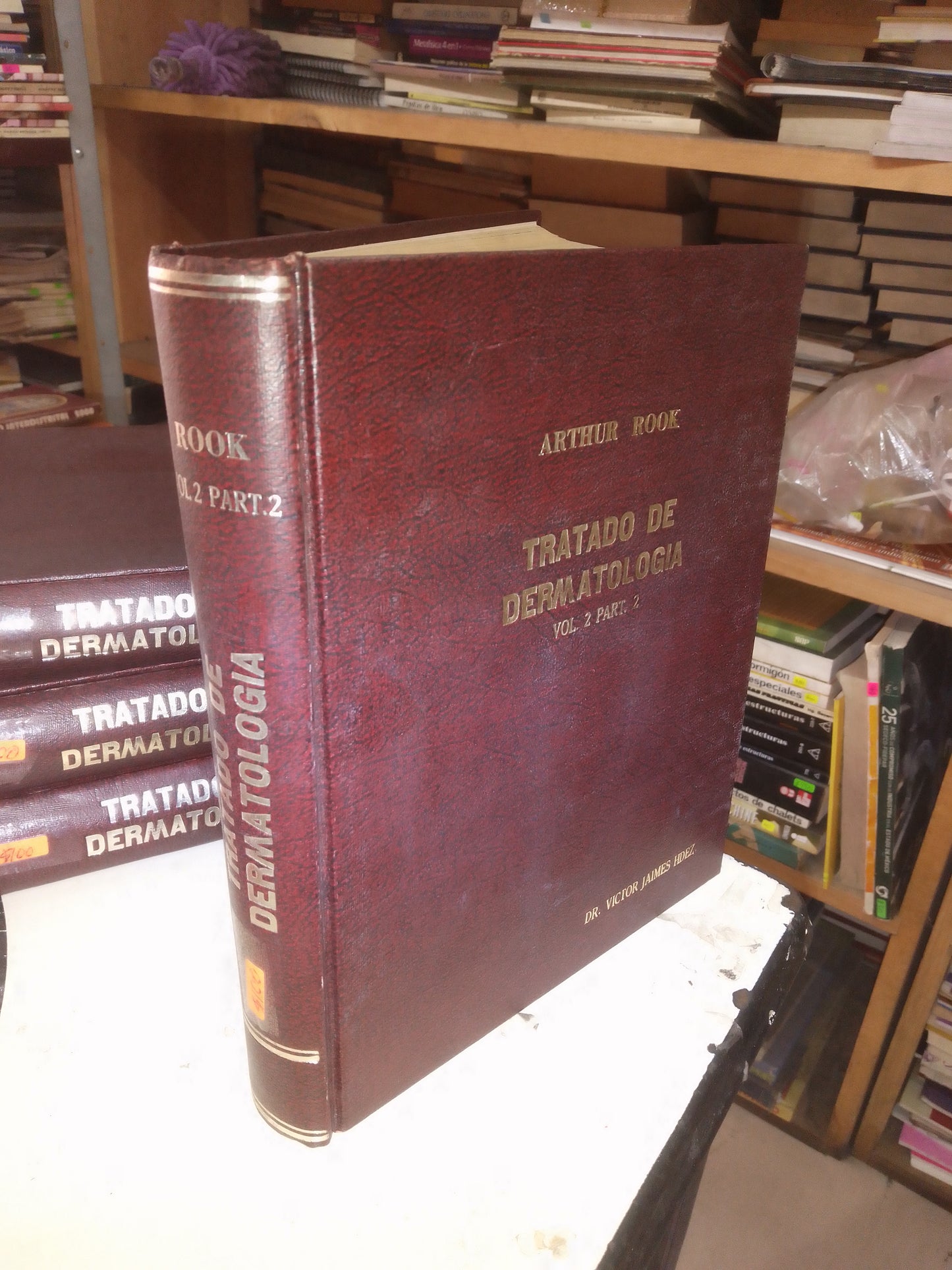 TRATADO DE DERMATOLOGÍA VOL. 2 PART. 2 POR ARTHUR ROOK USADO MEDICINA LITERARIO 207