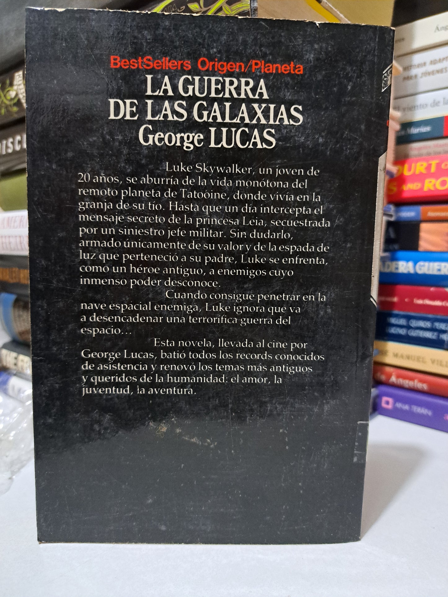 LA GUERRA DE LAS GALAXIAS GEORGE LUCAS USADO NOVELA JUÁREZ