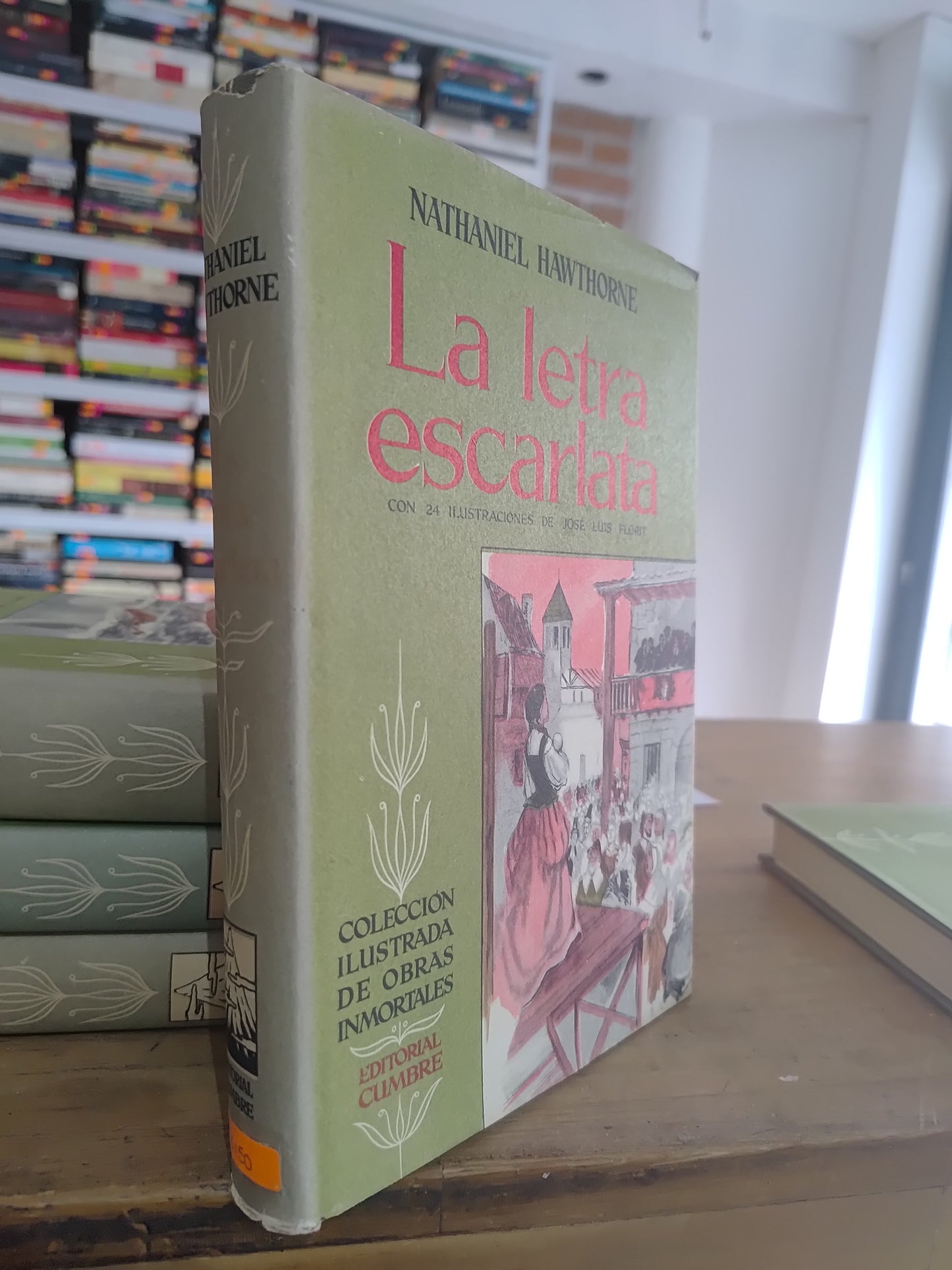 LA LETRA ESCARLATA POR NATHANIEL HAWTHORNE USADO NOVELAS JUAREZ 515