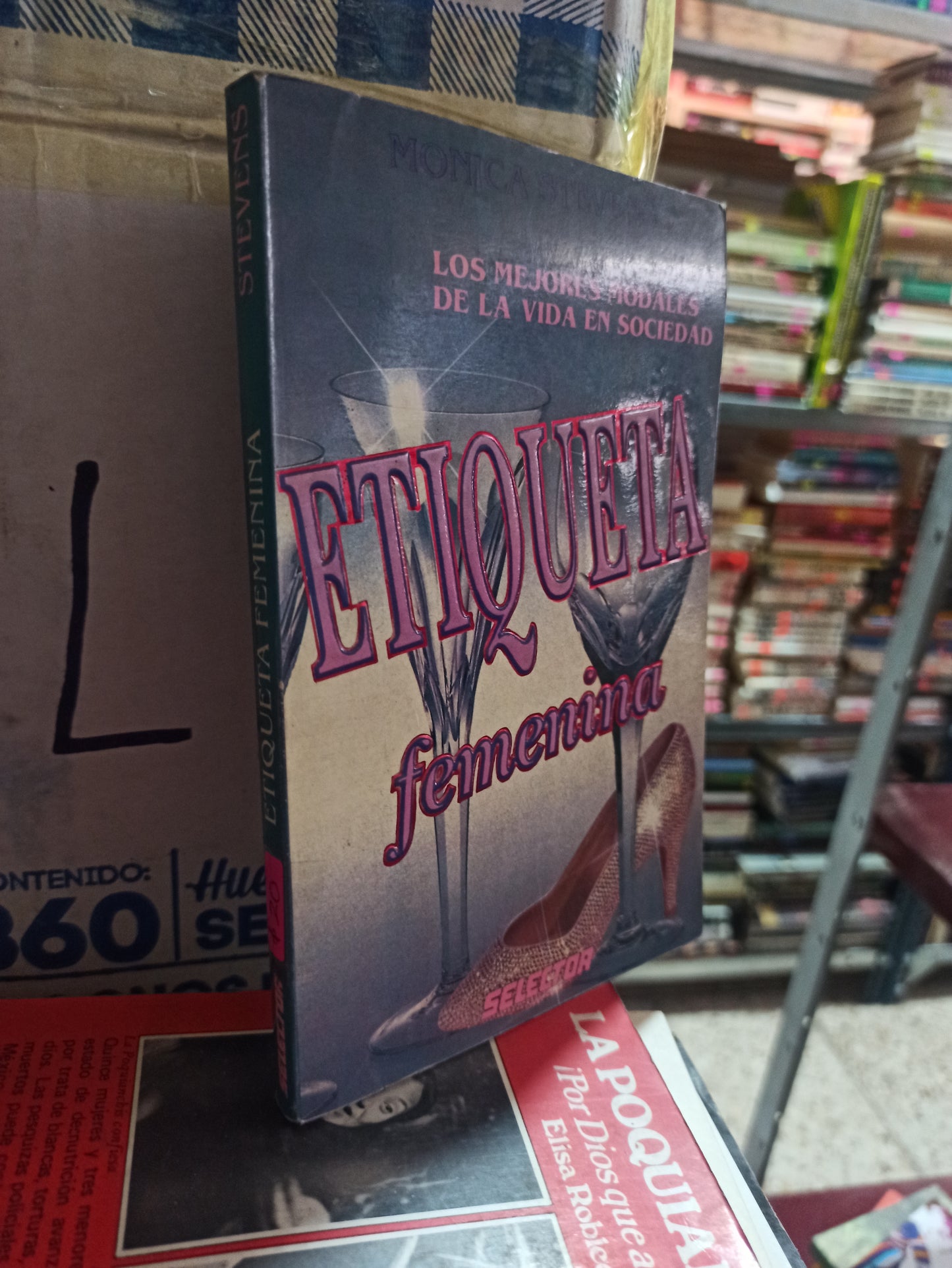 ETIQUETA FEMENINA POR MÓNICA STEVENS USADO NOVELAS ALDAMA