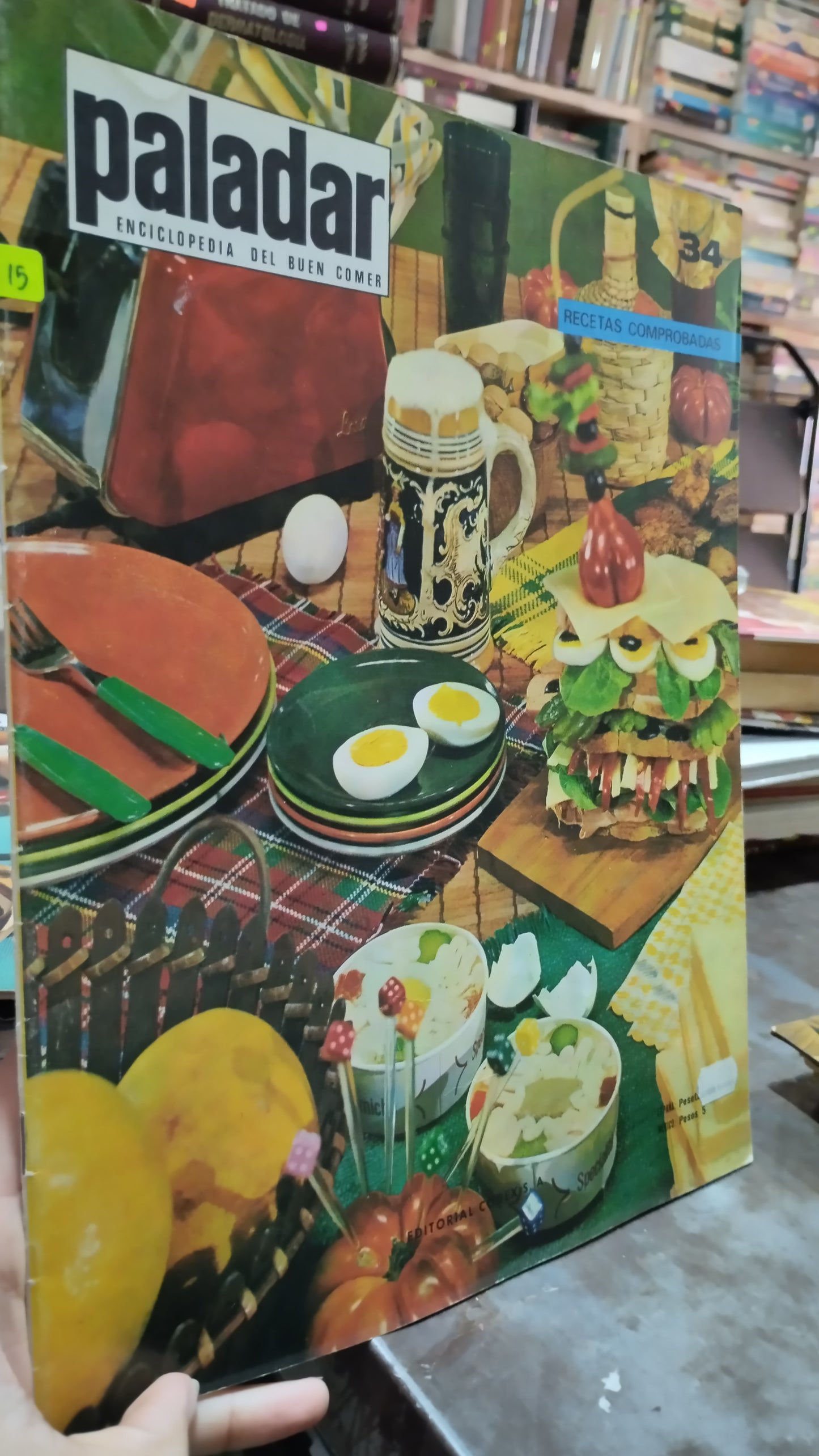 PALADAR RECETAS COMPROBADAS 34 LIBRO USADO COCINA ALDAMA