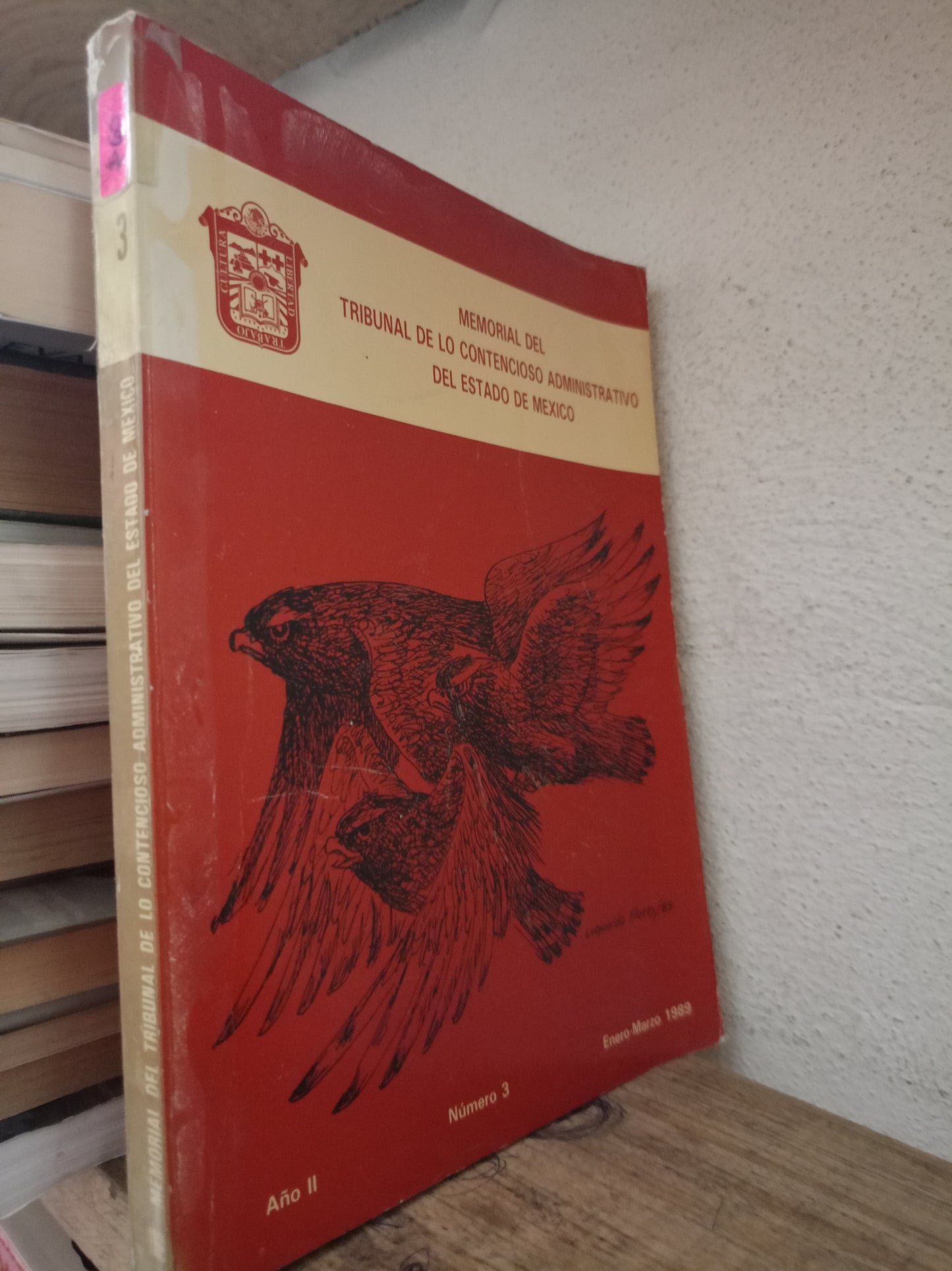 MEMORIA DEL TRIBUNAL DE LO CONTENCIOSO ADMINISTRATIVO DEL ESTADO DE MEXICO USADO HISTORIA LITERARIO 305