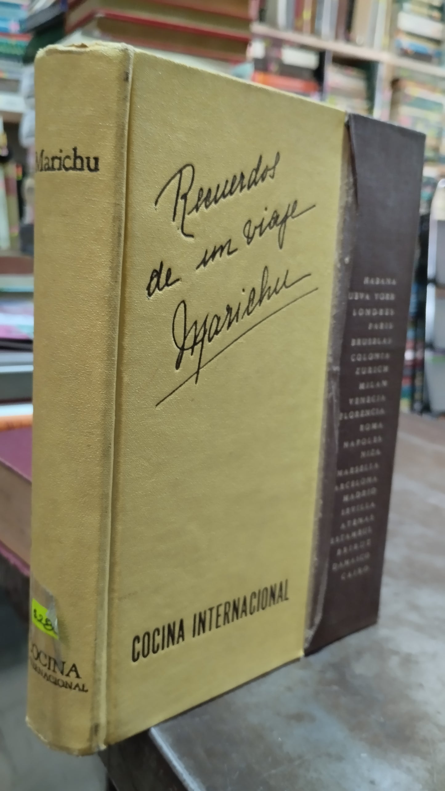 COCINA INTERNACIONAL POR MARICHU LIBRO USADO COCINA ALDAMA