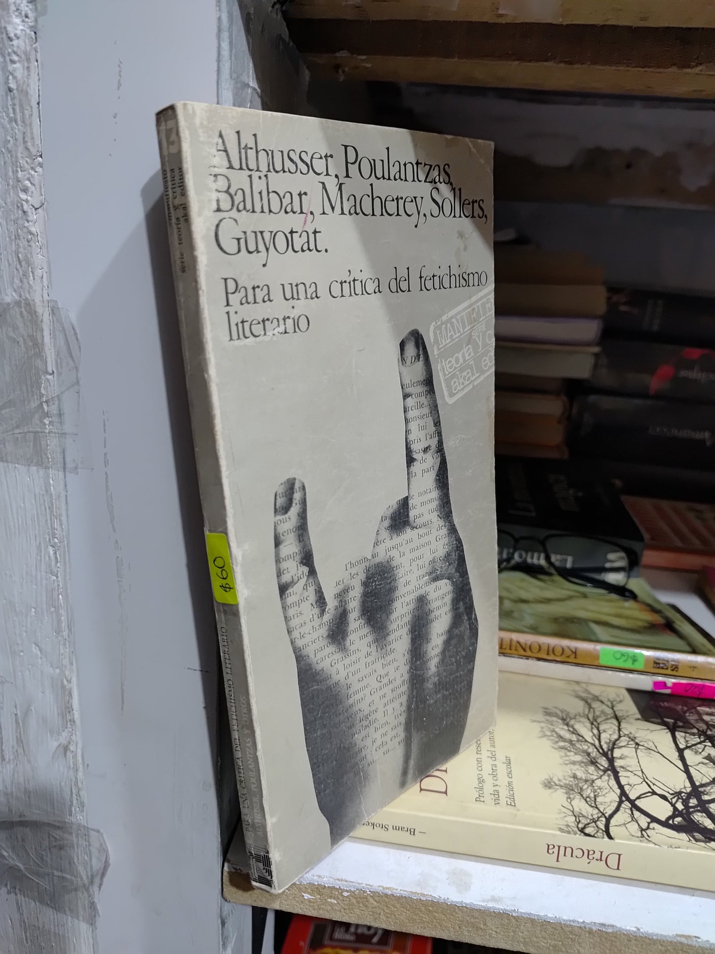 PARA UNA CRITICA DEL FETICHISMO POR VARIOS AUTORES USADO NOVELAS JUAREZ