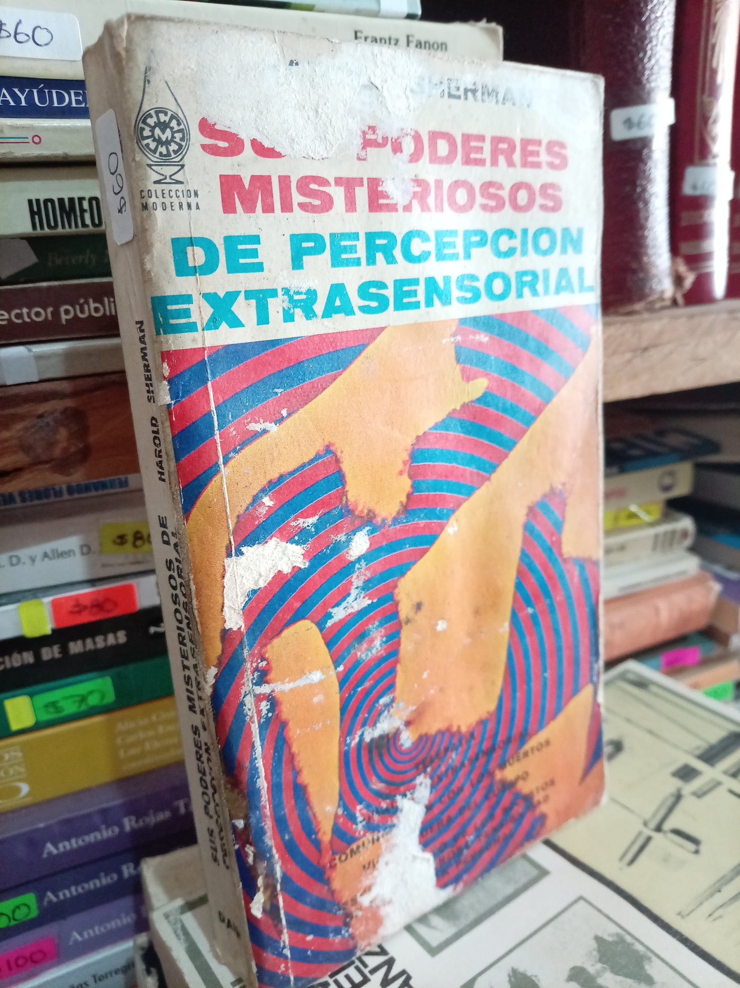 SUS PODERES MISTERIOSOS DE PERCEPCION EXTRASENSORIAL PIR HAROLD SHERMAN USADO S.PERSONAL LITERARIO 305