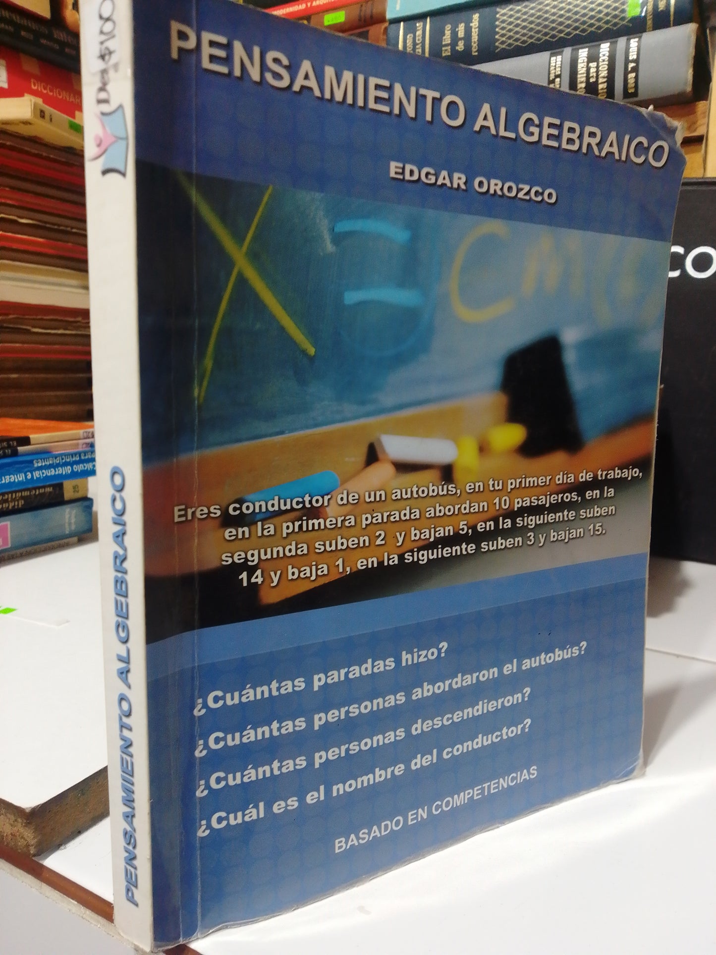 PENSAMIENTO ALGEBRAICO POR EDGAR OROZCO USADO MATEMATICAS JUAREZ