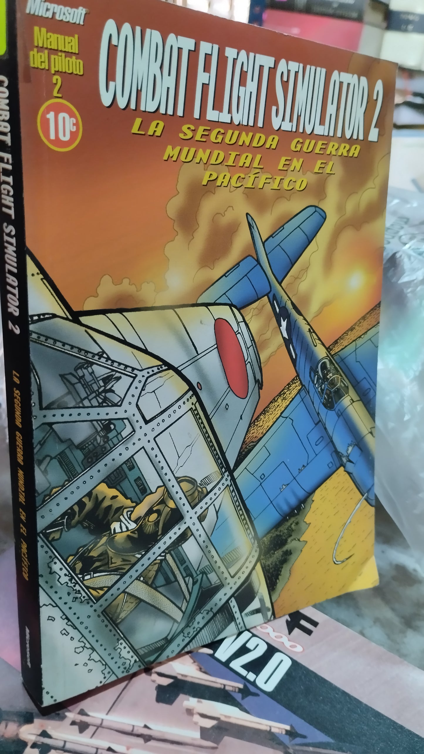 COMBAT FLIGHT SIMULATOR 2 LA SEGUNDA GUERRA MUNDIAL EN EL PACIFICO LIBRO USADO INFANTIL ALDAMA