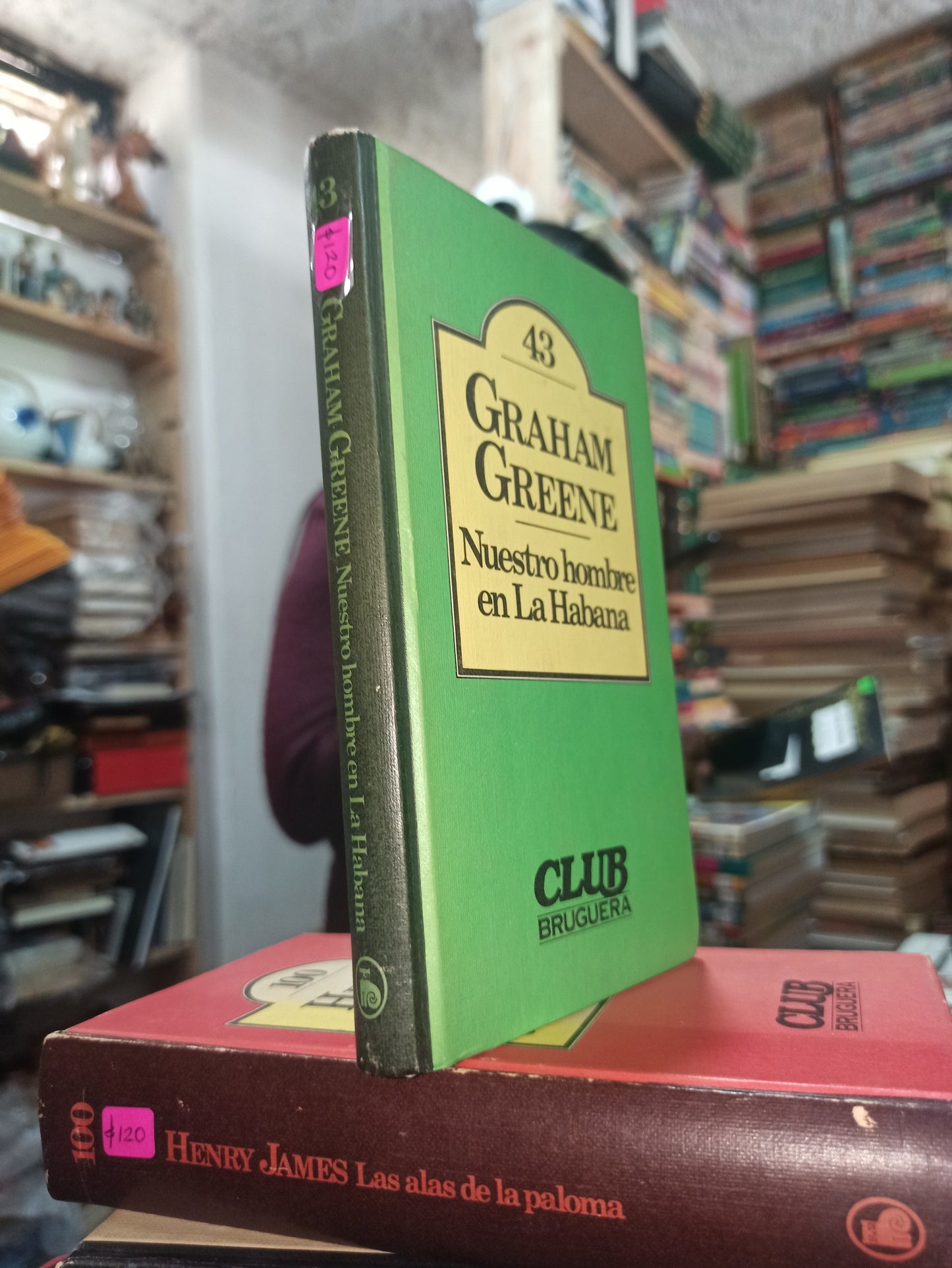 NUESTRO HOMBRE EN LA HABANA POR GRAHAM GREENE USADO NOVELAS ALDAMA
