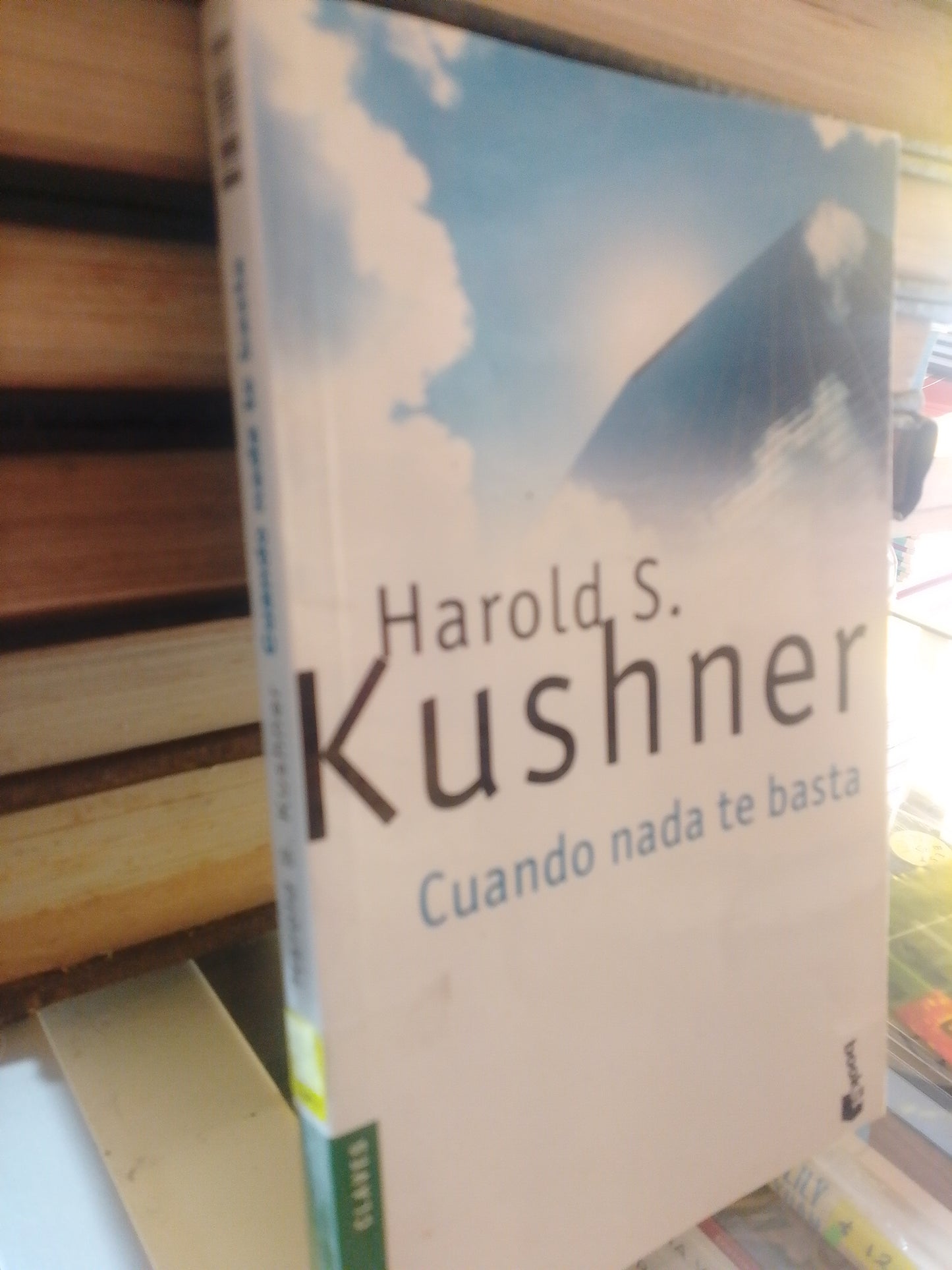 CUANDO NADA TE BASTA DE HAROLD S. KUSHNER USADO NOVELA JUAREZ 507