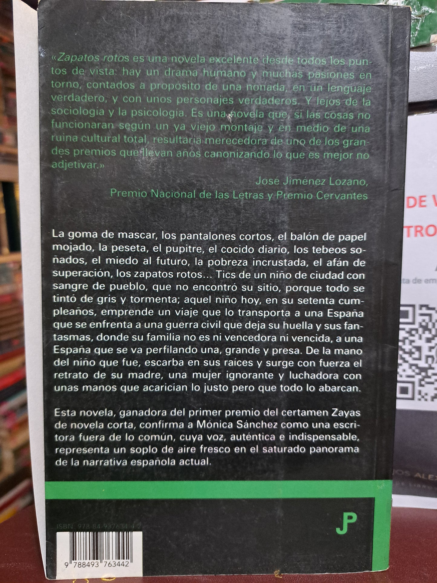 ZAPATOS ROTOS MÓNICA SÁNCHEZ USADO NOVELA JUÁREZ