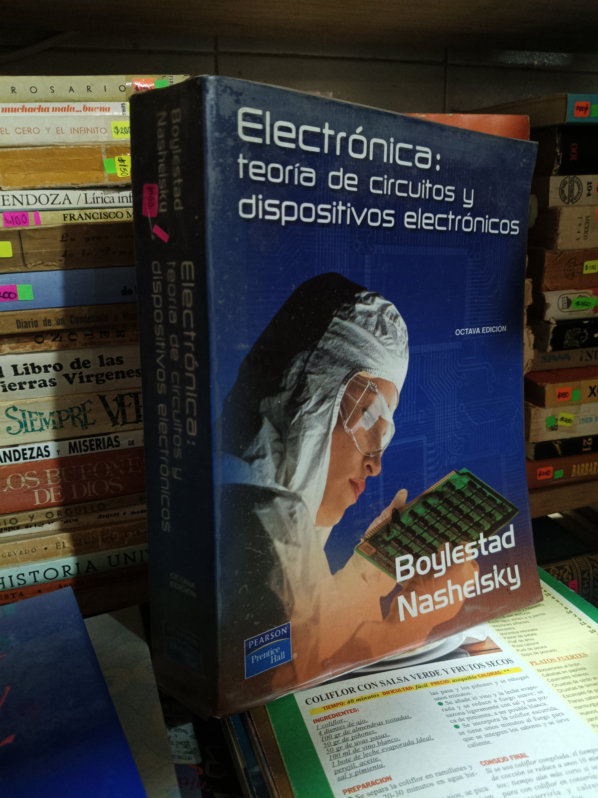 ELECTRONICA TEORIA DE CIRCUITOS Y DISPOSITIVOS ELECTRONICOS POR BOYLESTAD NASHELSKY USADO ELECTRICIDAD ALDAMA