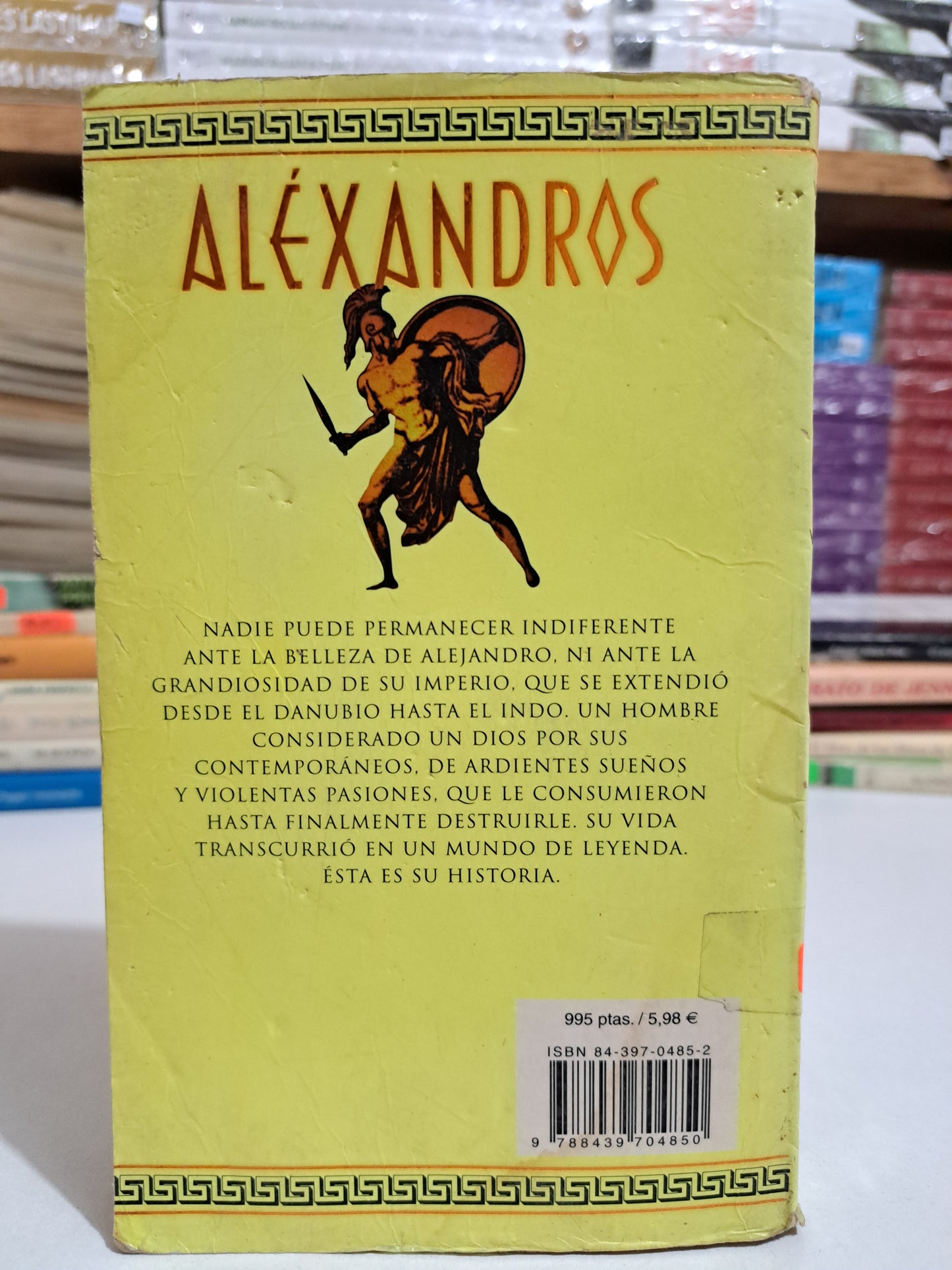 ALÉXANDROS EL HIJO DEL SUEÑO VALERIO MASSIMO MANFREDI USADO NOVELA JUÁREZ