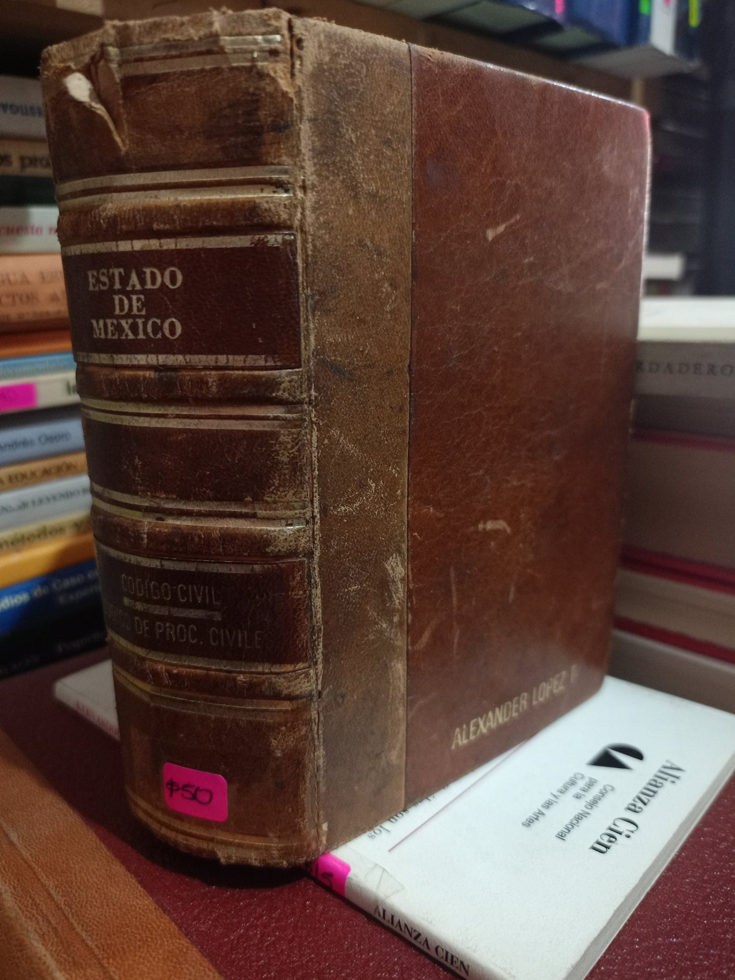 CODIGO CIVIL CODIGO DE PROCEDIMIENTOS CIVILES ESTADO DE MEXICO USADO DERECHO LITERARIO 305