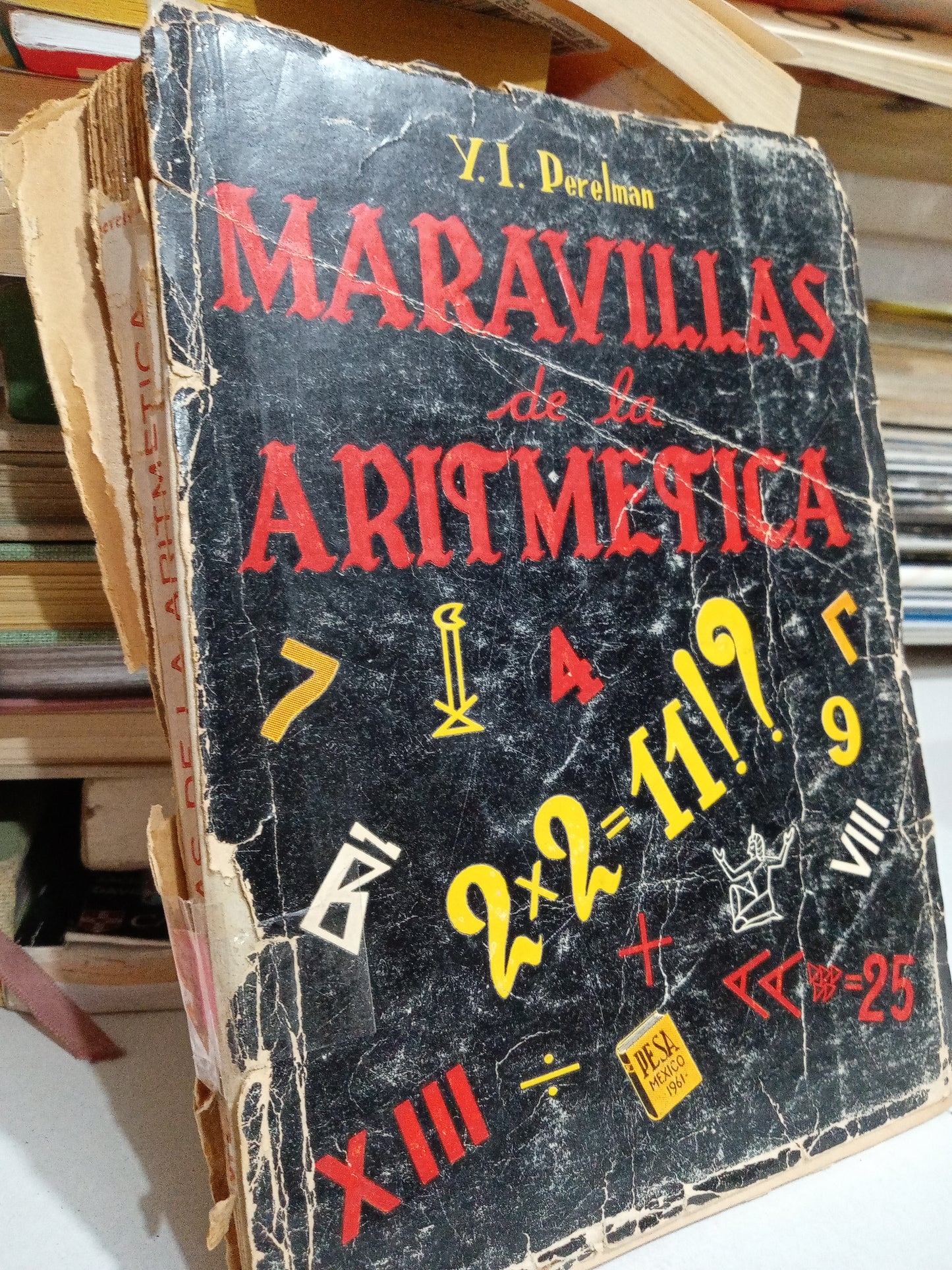MARAVILLAS DE LA ARITMÉTICA POR Y I PERELMAN USADO MATEMÁTICAS JUÁREZ