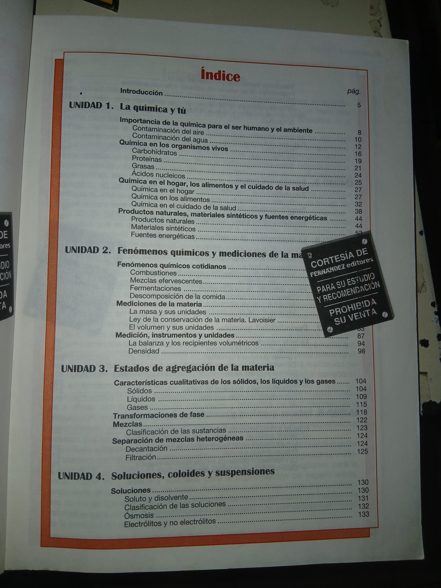 QUÍMICA PRÁCTICA (SEGUNDO GRADO DE EDUCACIÓN SECUNDARIA) POR ALEJANDRO CORTÉS JUÁREZ Y ROBERTO SHIRÁSAGO GERMÁN USADO QUÍMICA LITERARIO 207