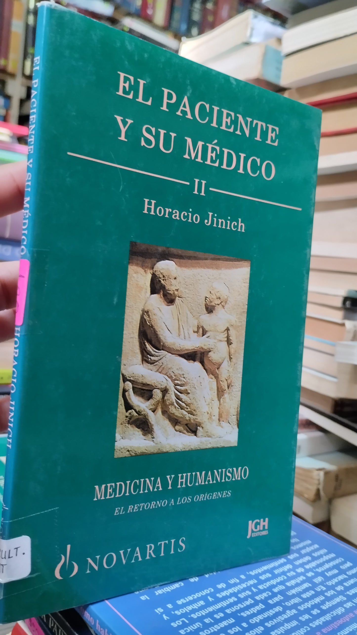 EL PACIENTE Y SU MEDICO II POR HORACIO JINICH LIBRO USADO SUPERACION PERSONAL ALDAMA
